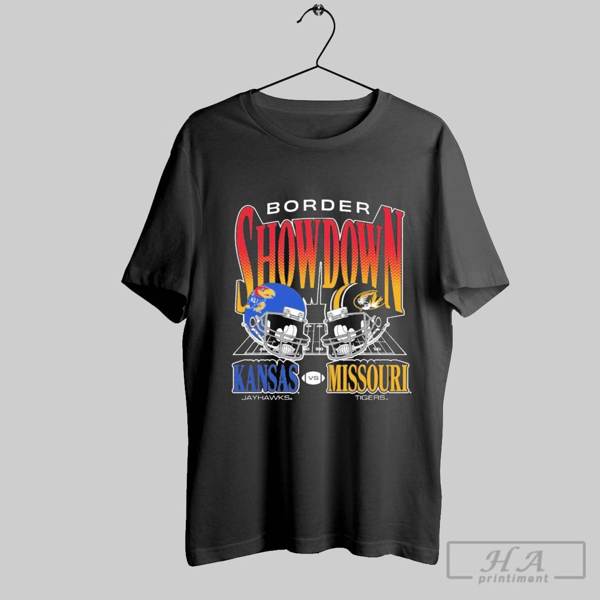 Official The Border Showdown Mizzou Vs Kansas 2025 - Adult & Kids T-Shirts, Sweatshirts & Hoodies apparel design preview 1