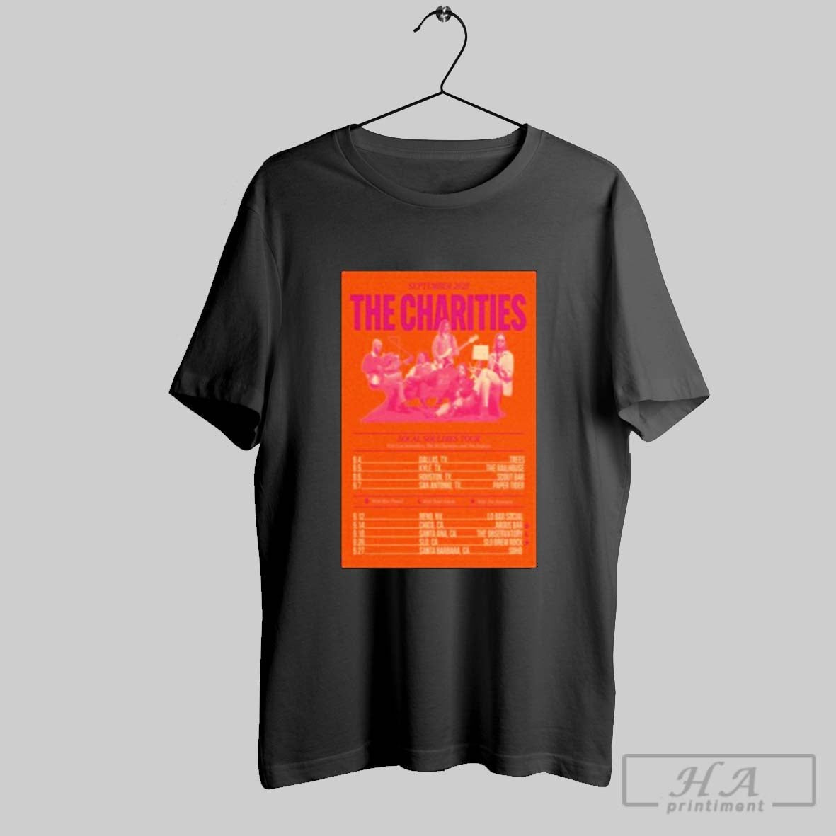 Official The Charities September 2025 Socal Souldies - Adult & Kids T-Shirts, Sweatshirts & Hoodies apparel design preview 1