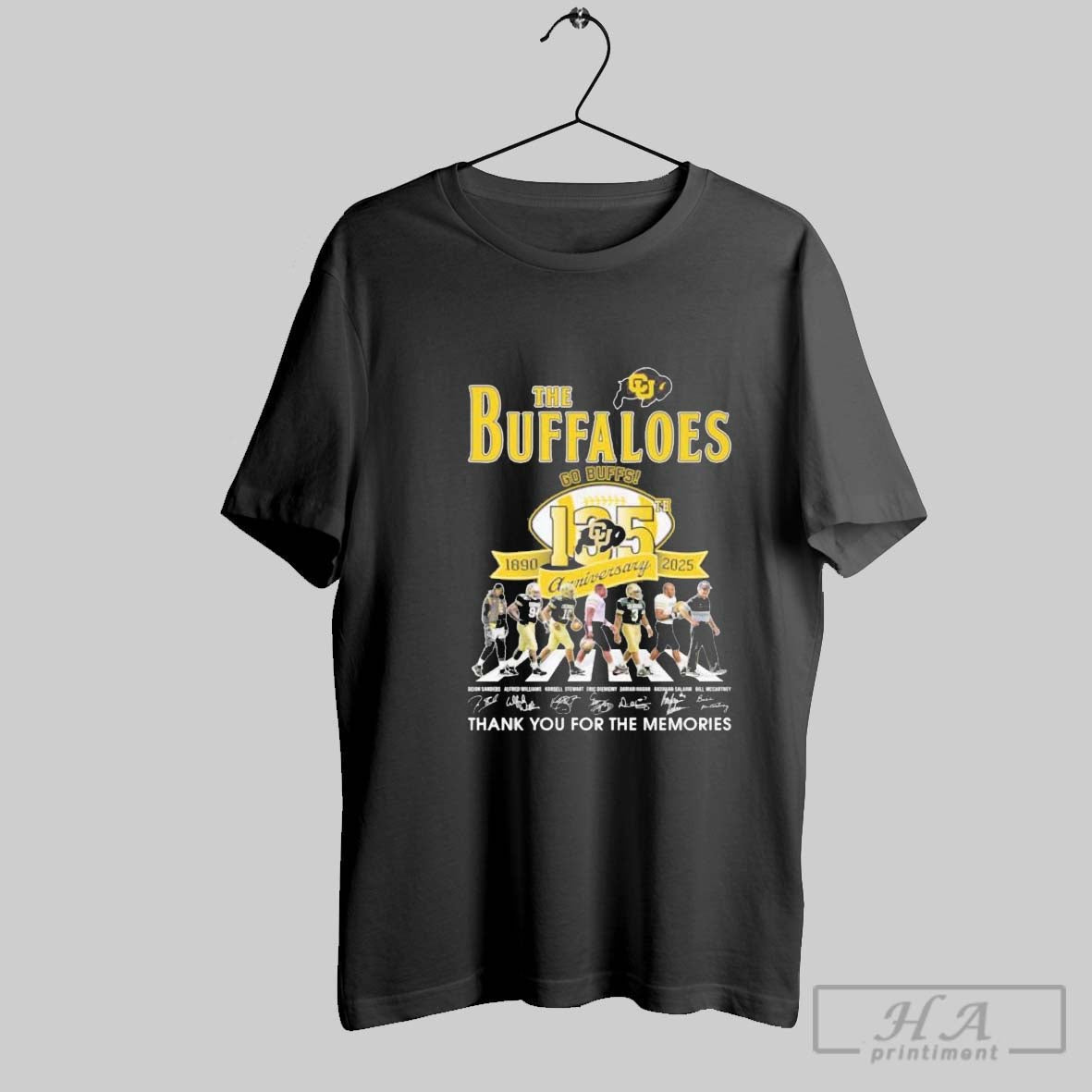 Official The Colorado Buffaloes Abbey Road Go Buffs - Adult & Kids T-Shirts, Sweatshirts & Hoodies apparel design preview 1