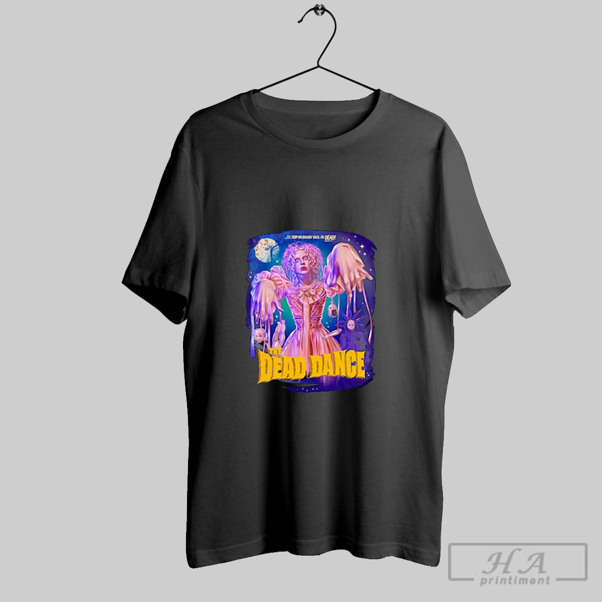 Official The Dead Dance Graphic Poster - Adult & Kids T-Shirts, Sweatshirts & Hoodies apparel design preview 1