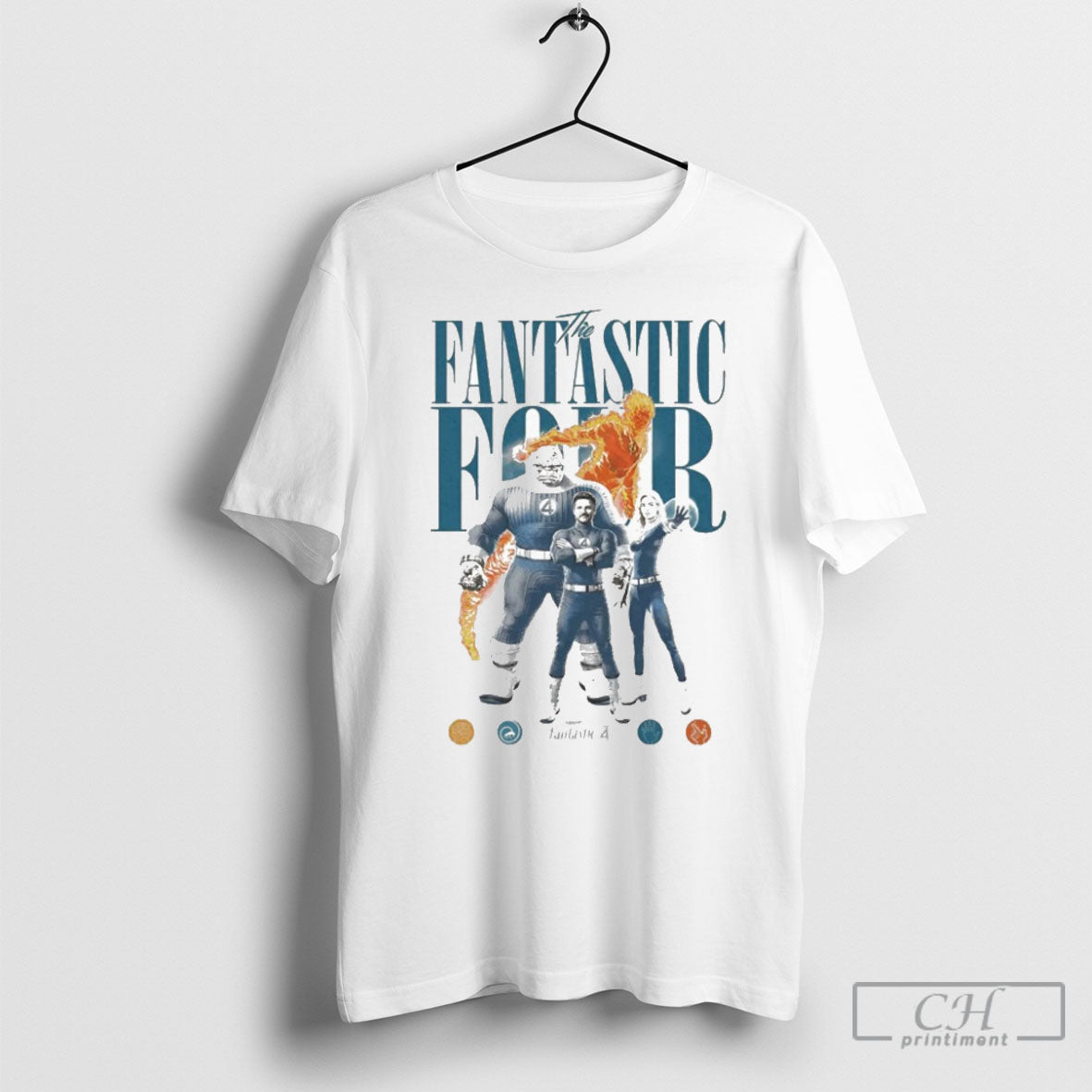 Official The Fantastic 4 First Steps Team - Adult & Kids T-Shirts, Sweatshirts & Hoodies apparel design preview 1