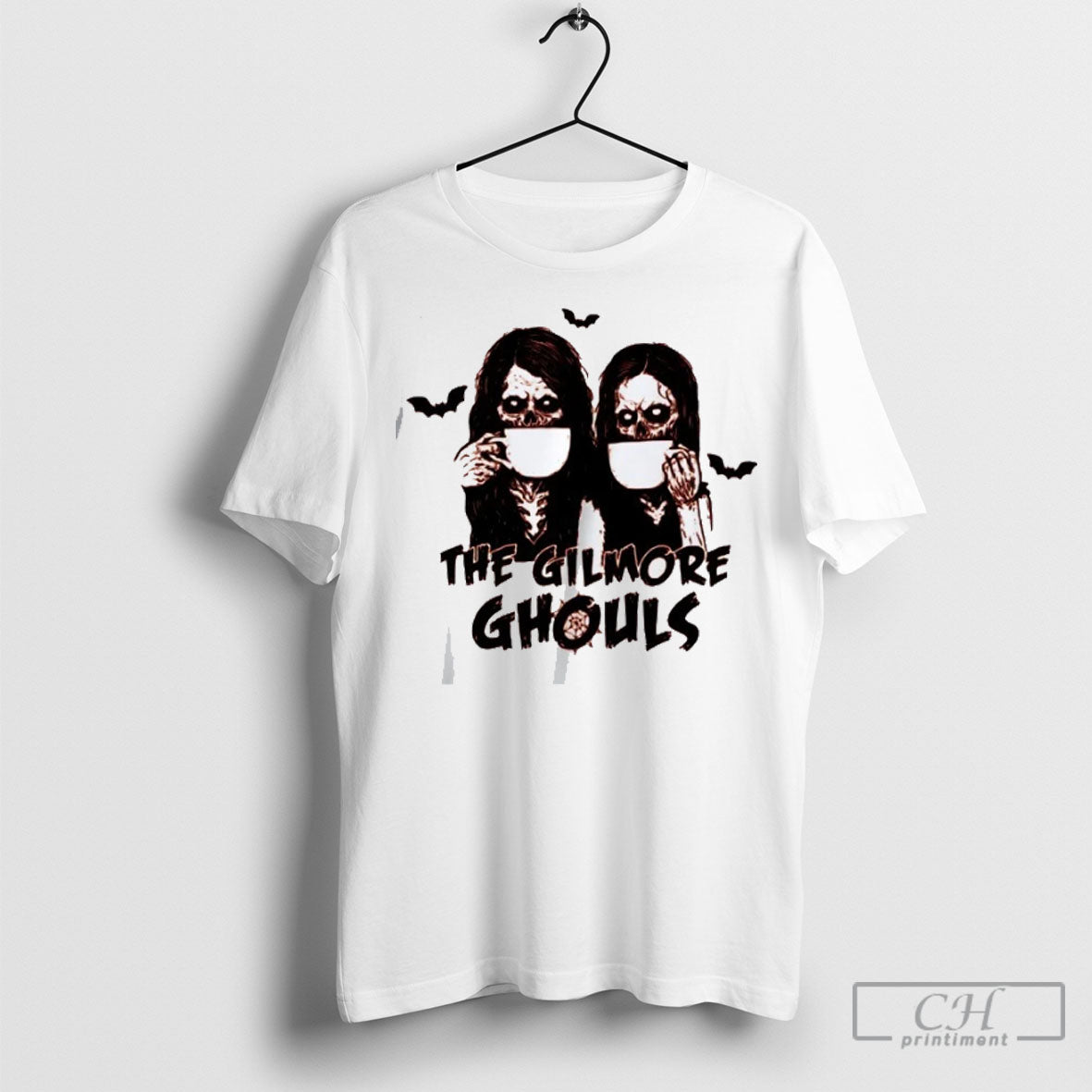 Official The Gilmore Ghouls Girls Halloween Sweater - Adult & Kids T-Shirts, Sweatshirts & Hoodies apparel design preview 1