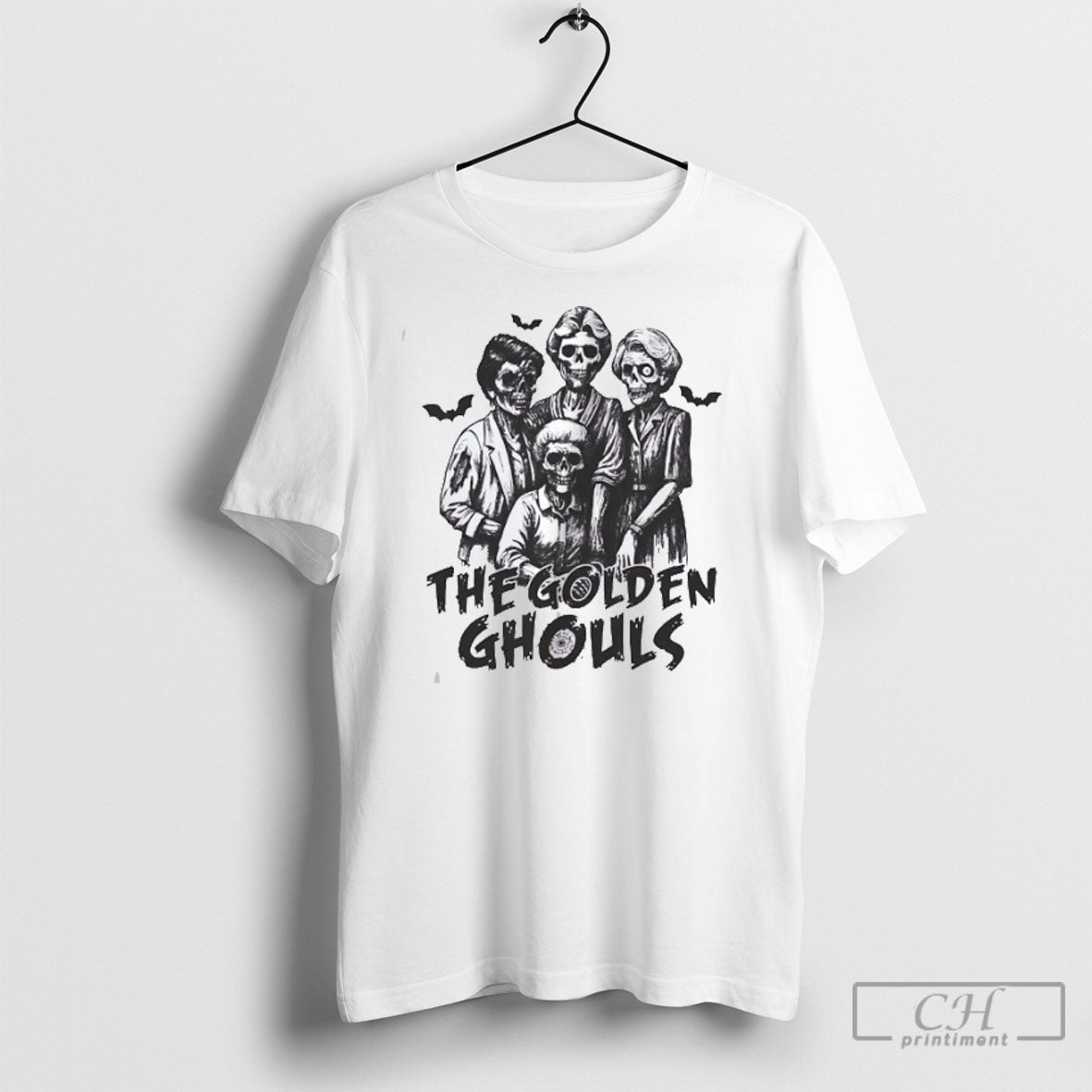 Official The Golden Ghouls Girls Parody Halloween - Adult & Kids T-Shirts, Sweatshirts & Hoodies apparel design preview 1
