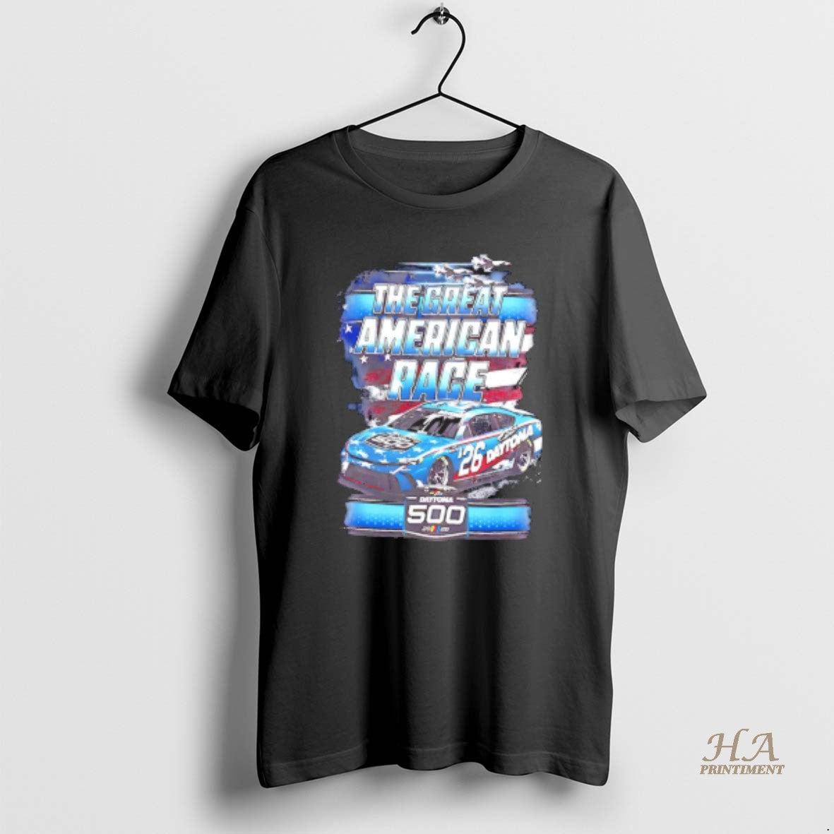 Official The Great American Race 2026 Daytona 500 - Adult & Kids T-Shirts, Sweatshirts & Hoodies apparel design preview 1