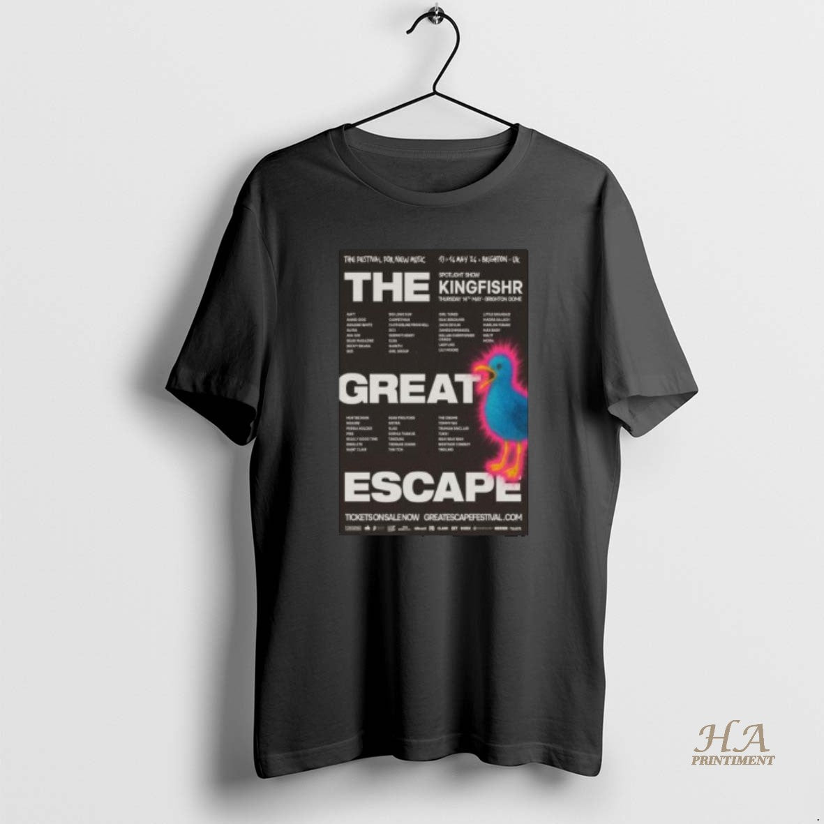 Official The Great Escape Festival May 13 16 2026 - Adult & Kids T-Shirts, Sweatshirts & Hoodies apparel design preview 1