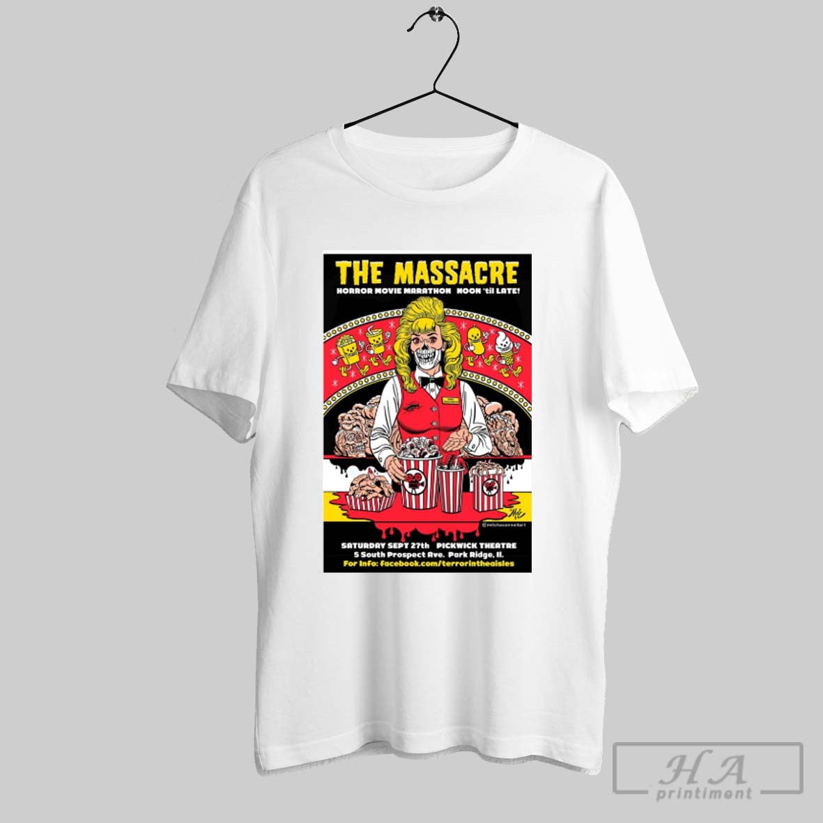 Official The Massacre Saturday September 27th - Adult & Kids T-Shirts, Sweatshirts & Hoodies apparel design preview 1