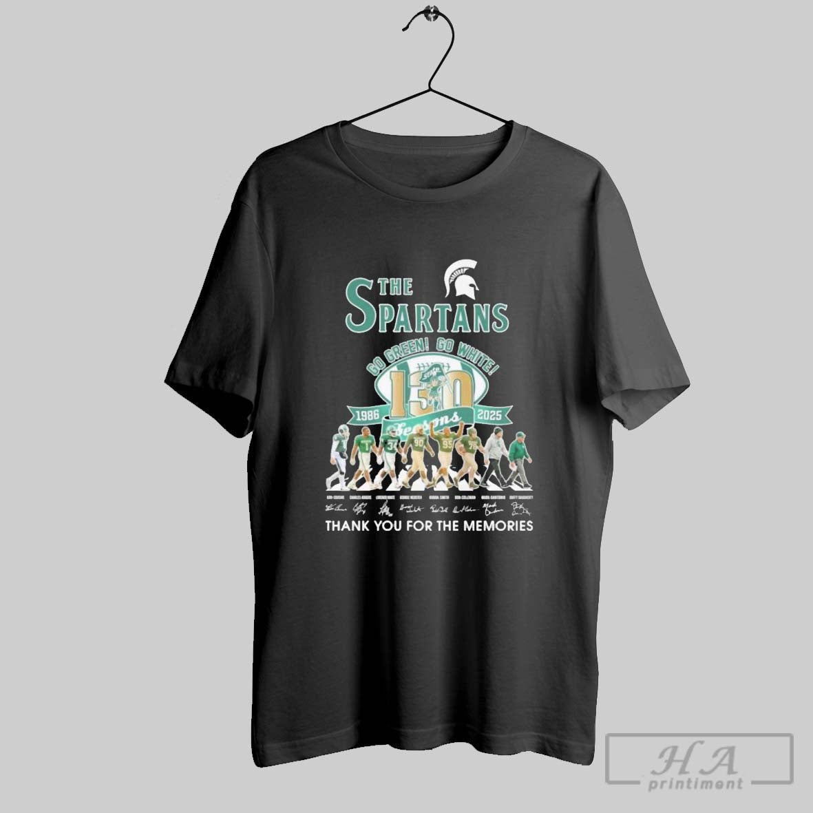 Official The Michigan State Spartans Abbey Road Go - Adult & Kids T-Shirts, Sweatshirts & Hoodies apparel design preview 1