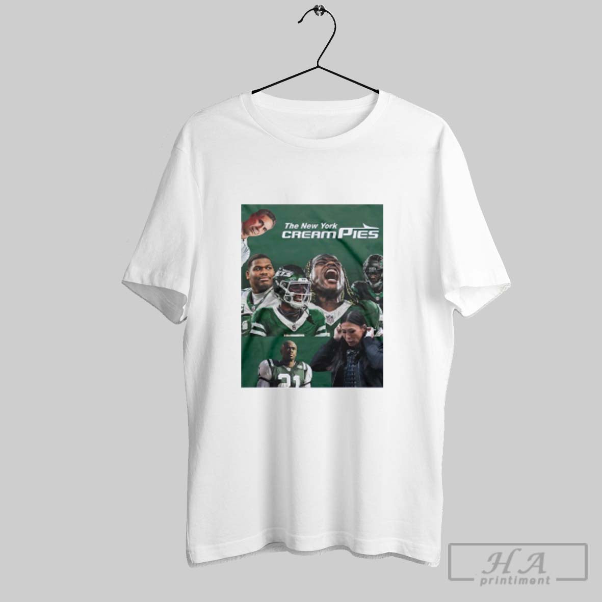 Official The New York Jets Cream Pies T - Adult & Kids T-Shirts, Sweatshirts & Hoodies apparel design preview 1