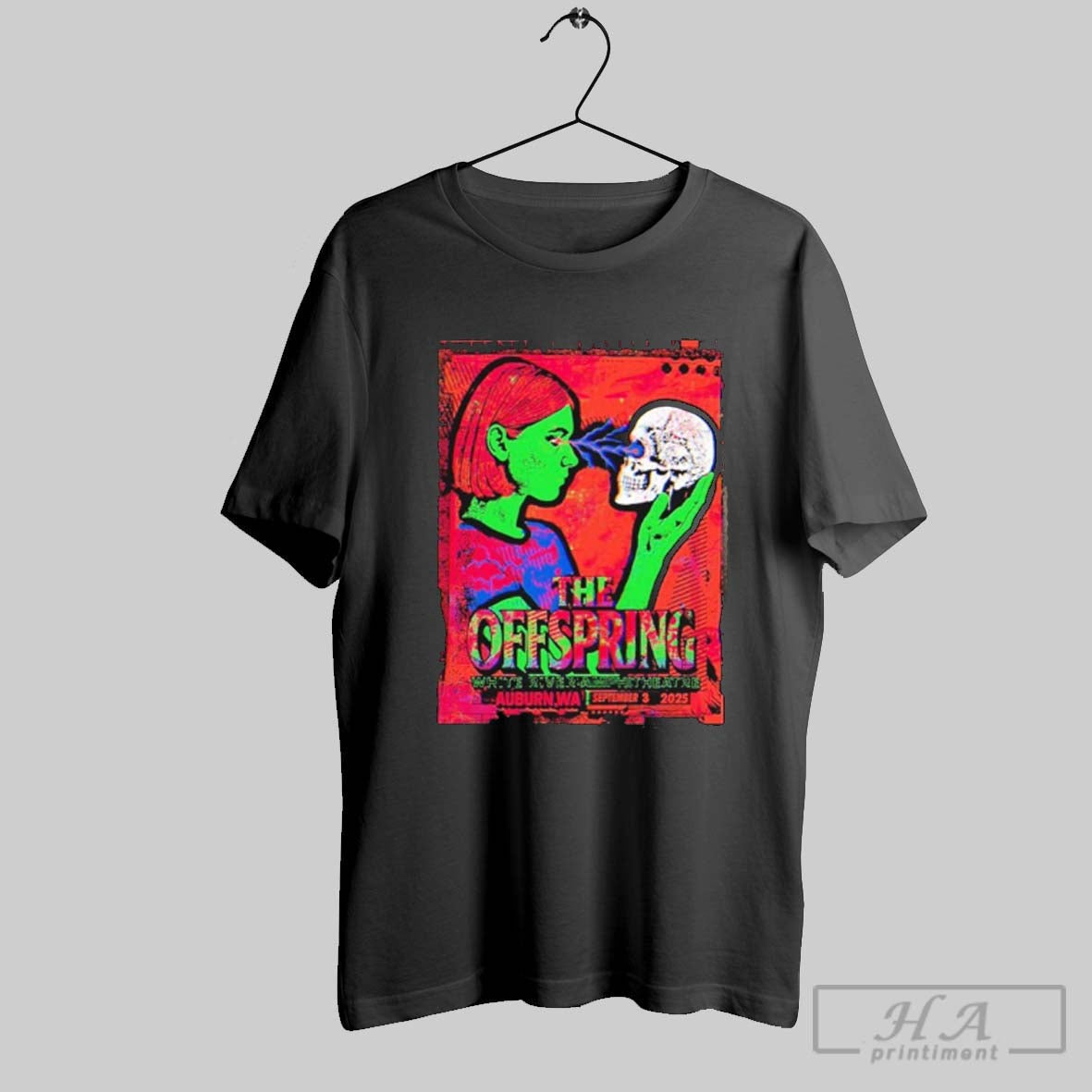 Official The Offspring At White River Amphitheatre In - Adult & Kids T-Shirts, Sweatshirts & Hoodies apparel design preview 1