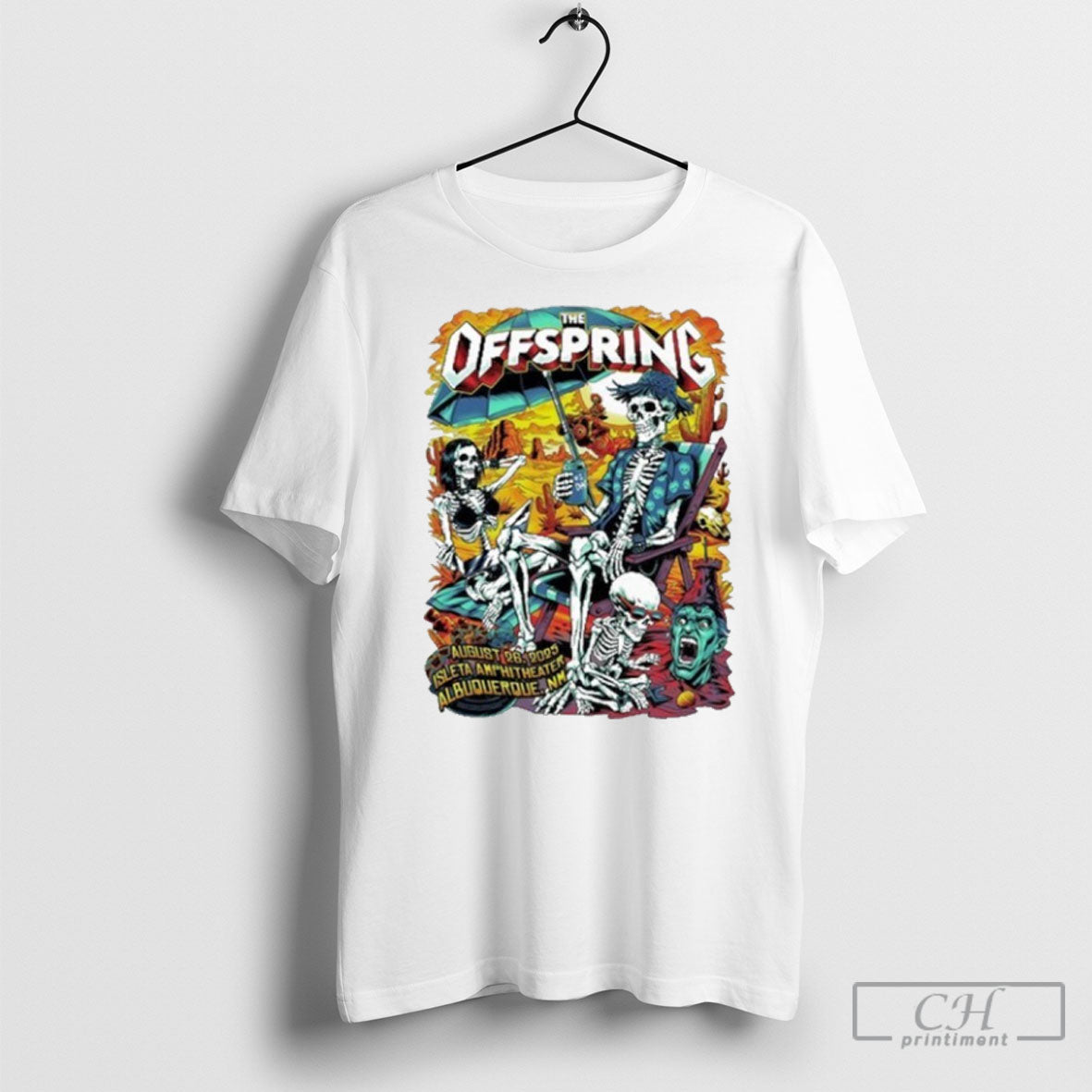 Official The Offspring Aug 26 2025 In Albuquerque Nm - Adult & Kids T-Shirts, Sweatshirts & Hoodies apparel design preview 1