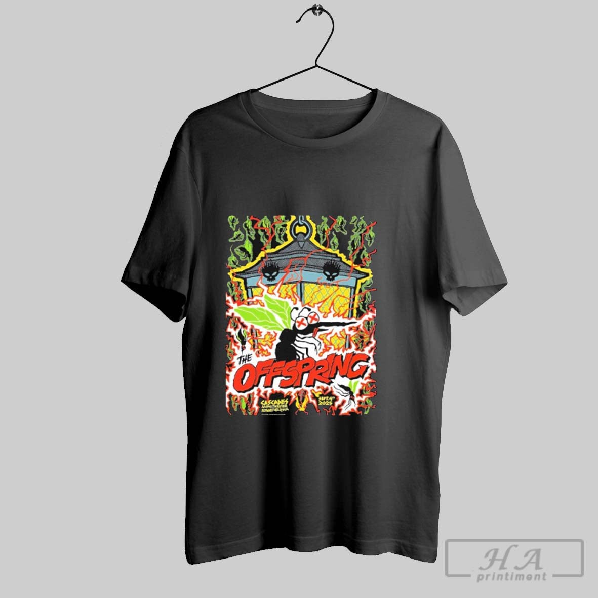 Official The Offspring Ridgefield Washington At - Adult & Kids T-Shirts, Sweatshirts & Hoodies apparel design preview 1