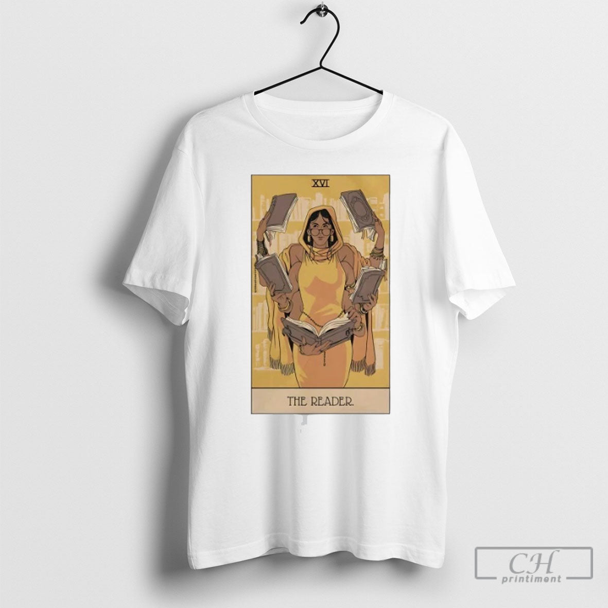 Official The Reader Xvi Tarot Card Sweater - Adult & Kids T-Shirts, Sweatshirts & Hoodies apparel design preview 1