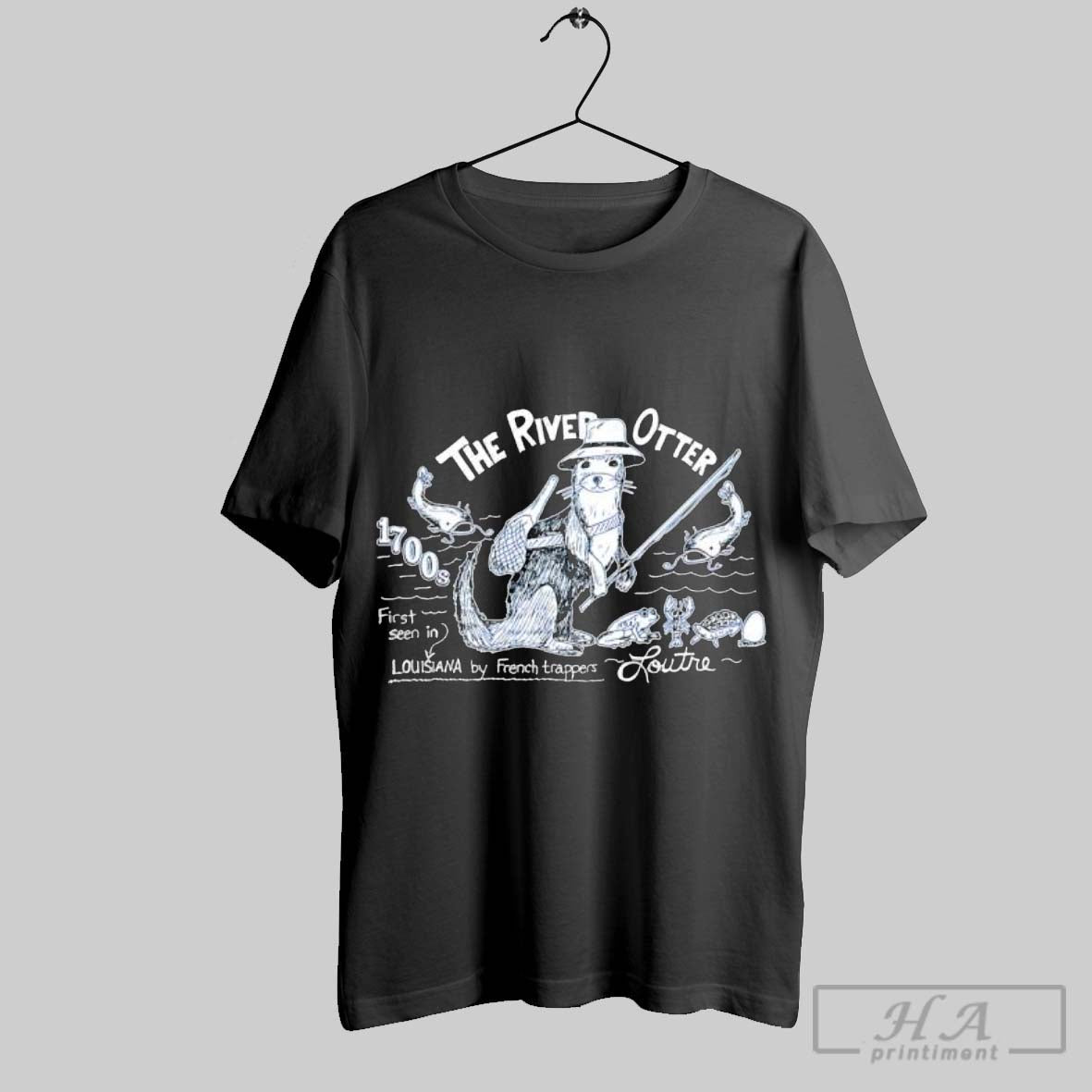 Official The River Otter 1700s First Seen In - Adult & Kids T-Shirts, Sweatshirts & Hoodies apparel design preview 1