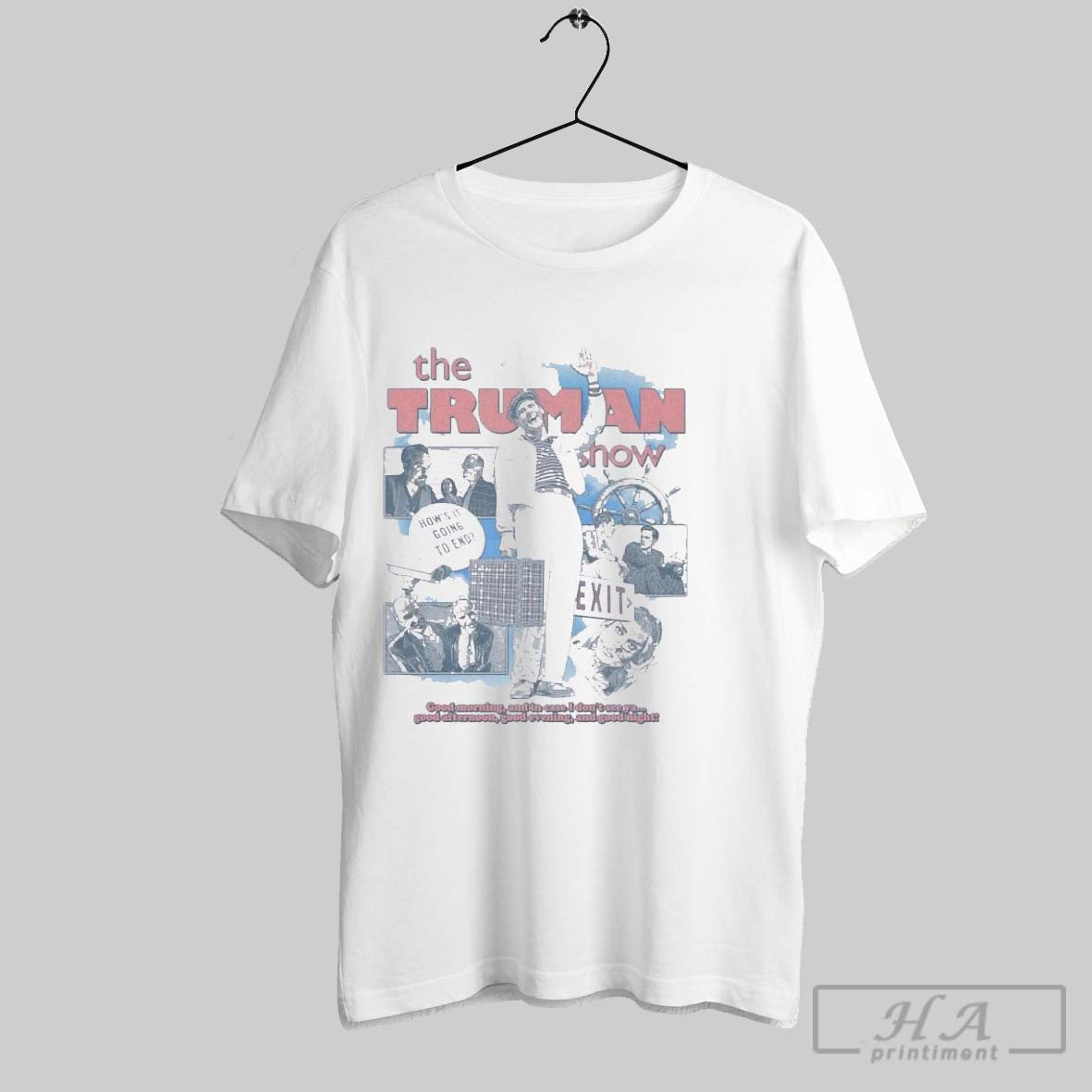 Official The Truman Show Vintage - Adult & Kids T-Shirts, Sweatshirts & Hoodies apparel design preview 1