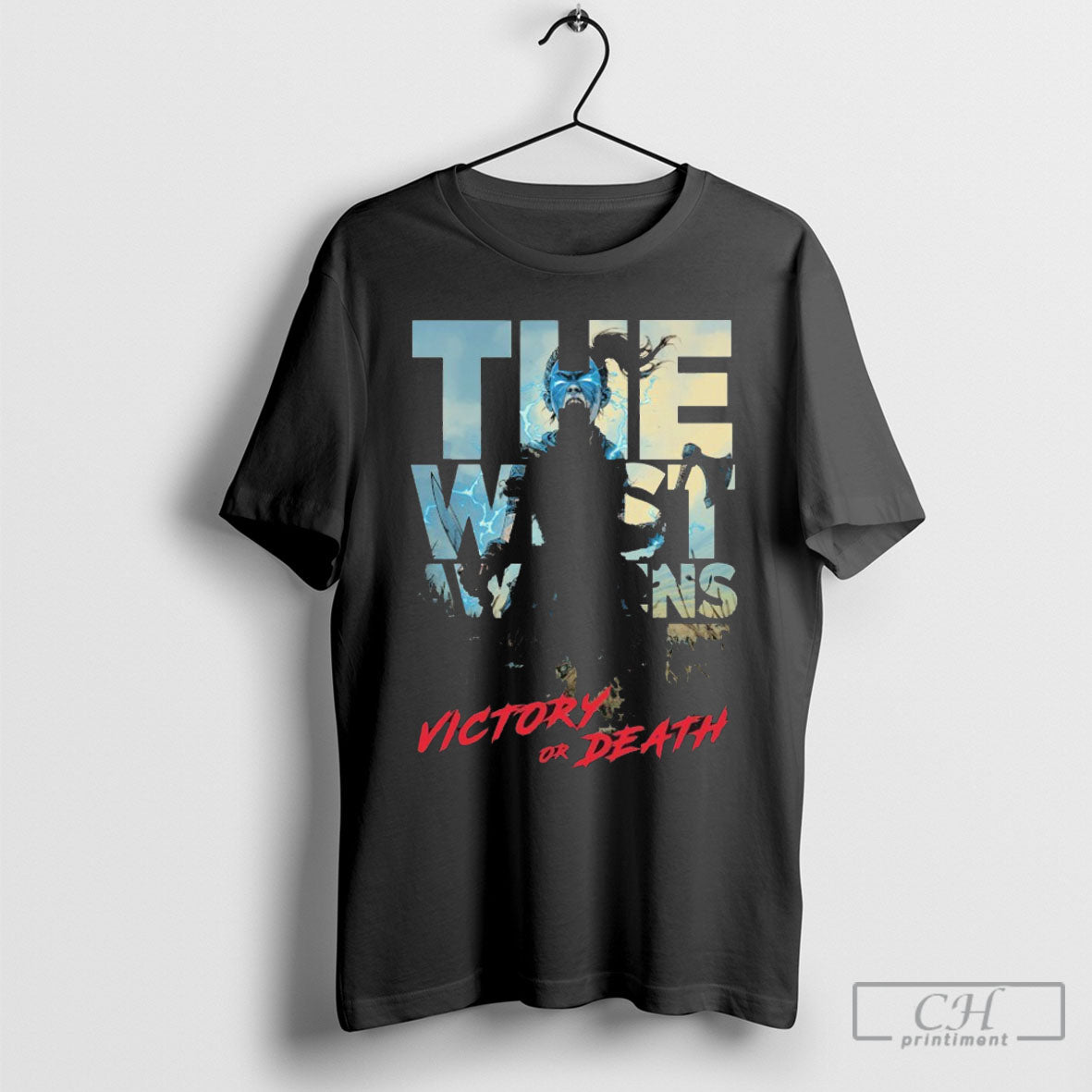 Official The West Awakens Victory Or Death 2025 - Adult & Kids T-Shirts, Sweatshirts & Hoodies apparel design preview 1