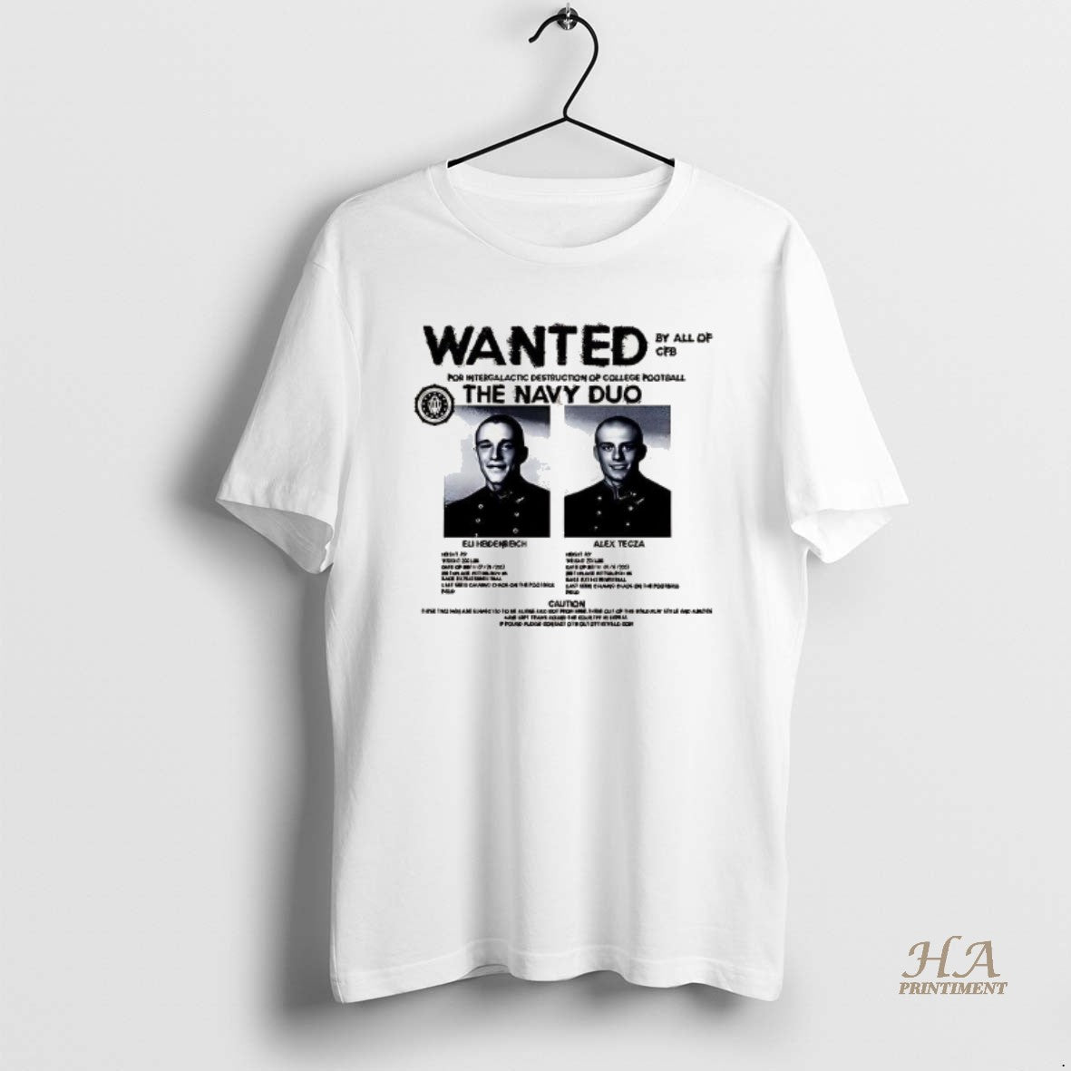 Official The Navy Duo Wanted By All Of Cfb - Adult & Kids T-Shirts, Sweatshirts & Hoodies apparel design preview 1