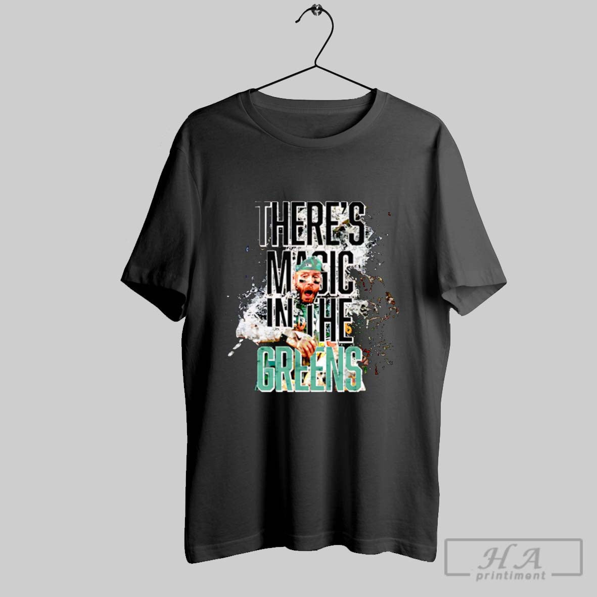 Official Theres Magic In The Greens - Adult & Kids T-Shirts, Sweatshirts & Hoodies apparel design preview 1