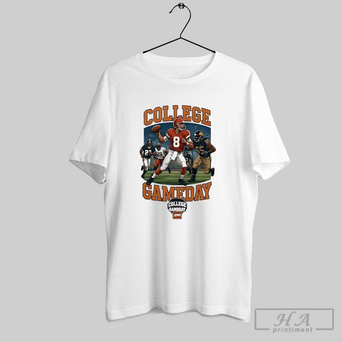 Official Trendy College Gameday Football - Adult & Kids T-Shirts, Sweatshirts & Hoodies apparel design preview 1