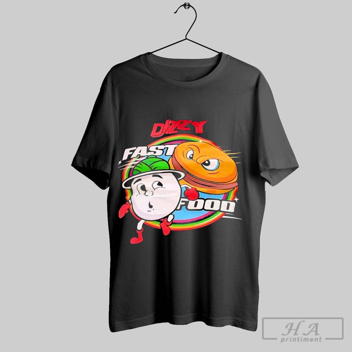 Official Trendy Dizzy Fast Food - Adult & Kids T-Shirts, Sweatshirts & Hoodies apparel design preview 1