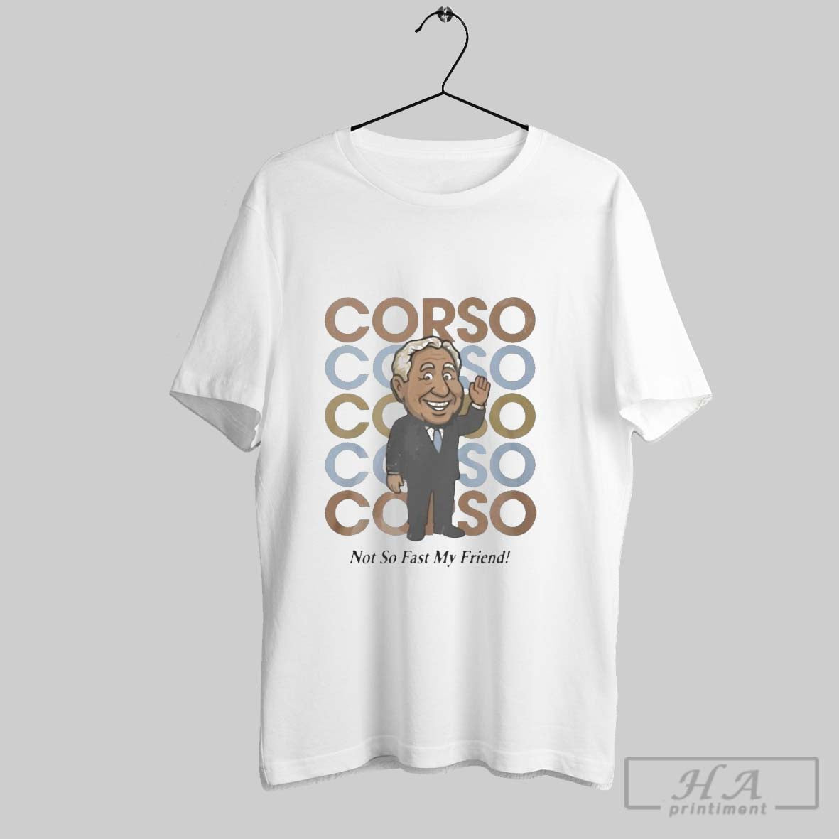 Official Trendy Lee Corso Not So Fast My Friend - Adult & Kids T-Shirts, Sweatshirts & Hoodies apparel design preview 1