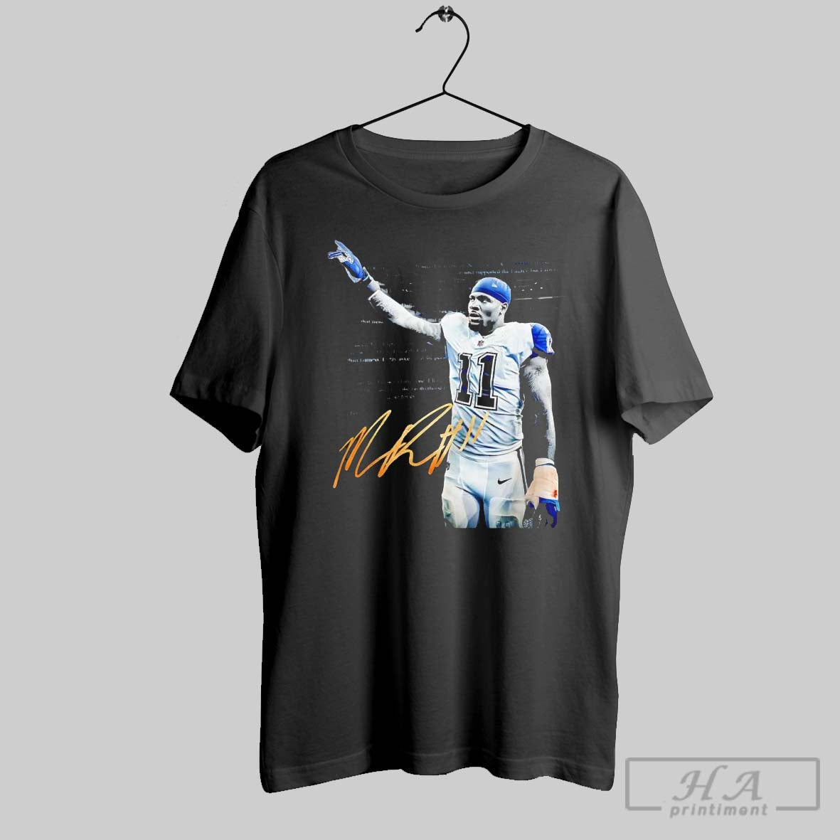 Official Trendy Micah Parsons Number 11 Signature - Adult & Kids T-Shirts, Sweatshirts & Hoodies apparel design preview 1