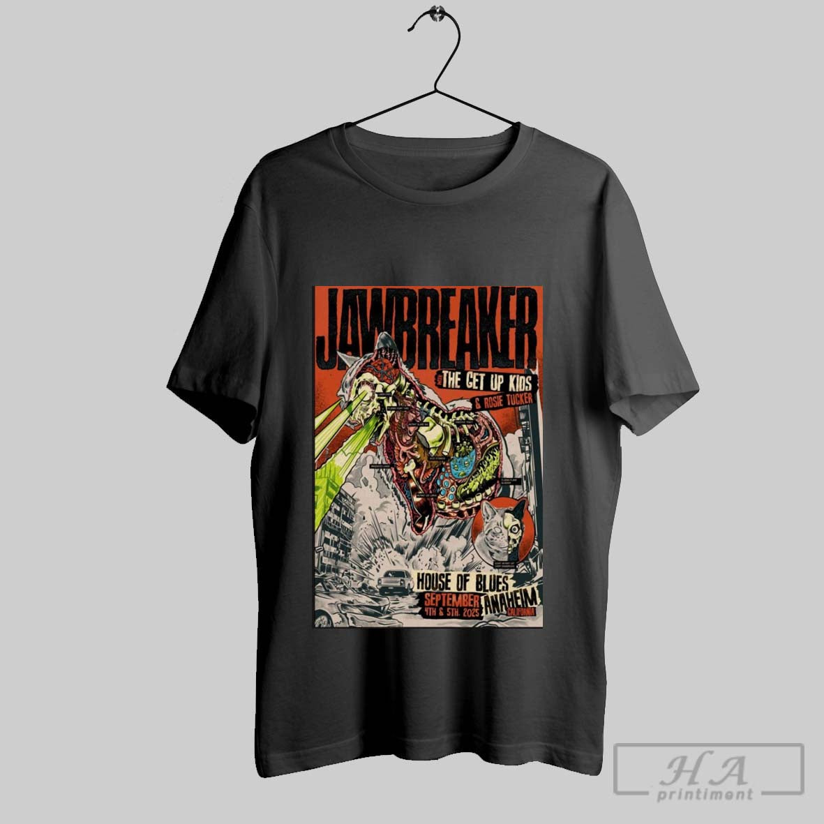 Official Trendy Poster Jawbreaker Fall Tour September - Adult & Kids T-Shirts, Sweatshirts & Hoodies apparel design preview 1