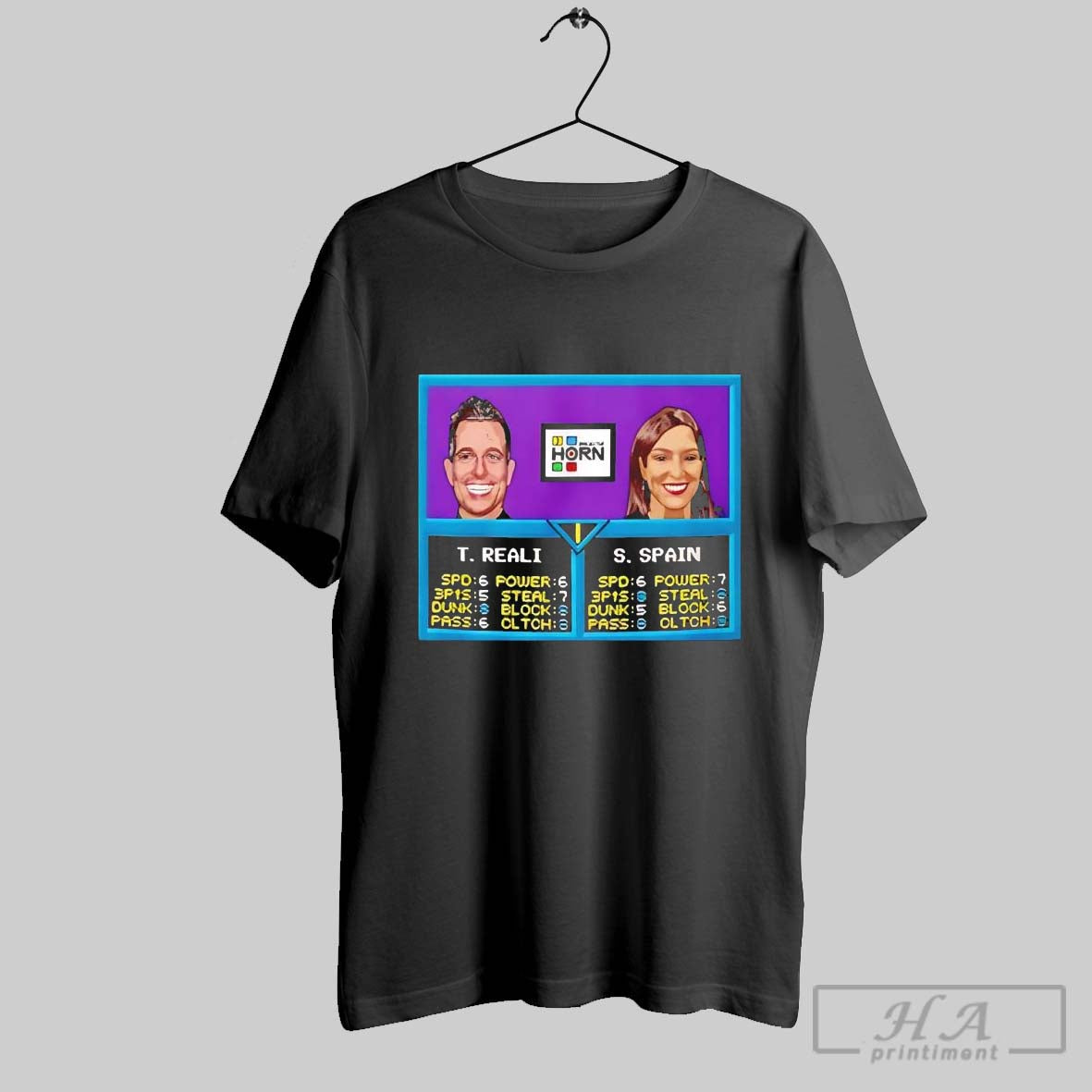 Official Trendy T Reali Vs S Spain Around The Horn - Adult & Kids T-Shirts, Sweatshirts & Hoodies apparel design preview 1