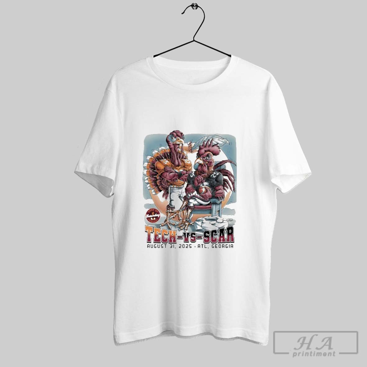 Official Trendy Tech Vs Scar August 31 2025 Atl Ga - Adult & Kids T-Shirts, Sweatshirts & Hoodies apparel design preview 1