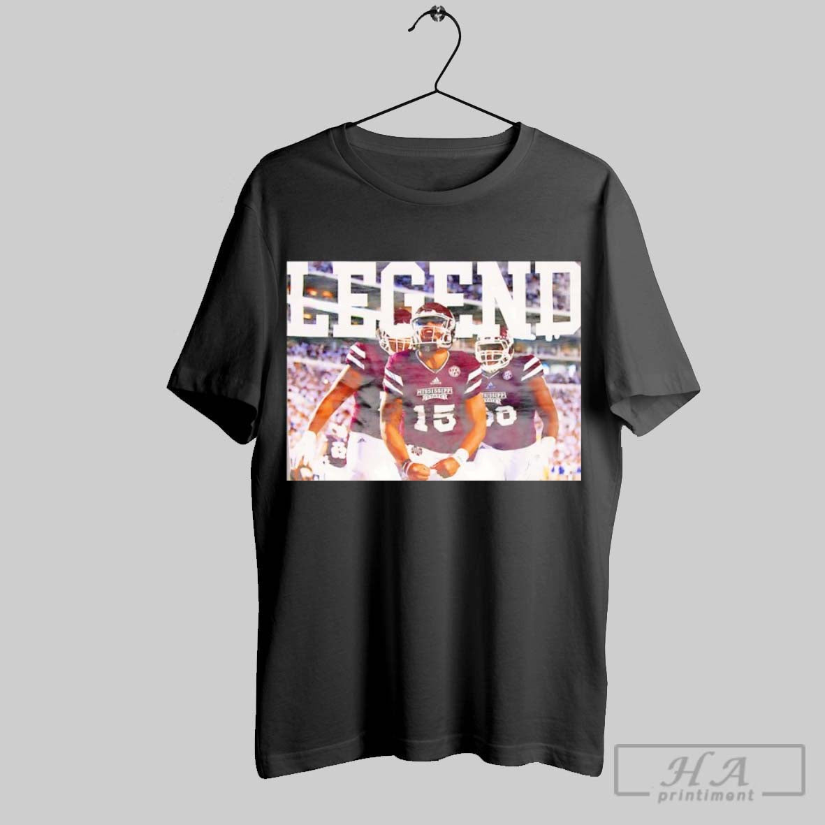 Official Trendy The Starkville Legend Dak Prescott 15 - Adult & Kids T-Shirts, Sweatshirts & Hoodies apparel design preview 1