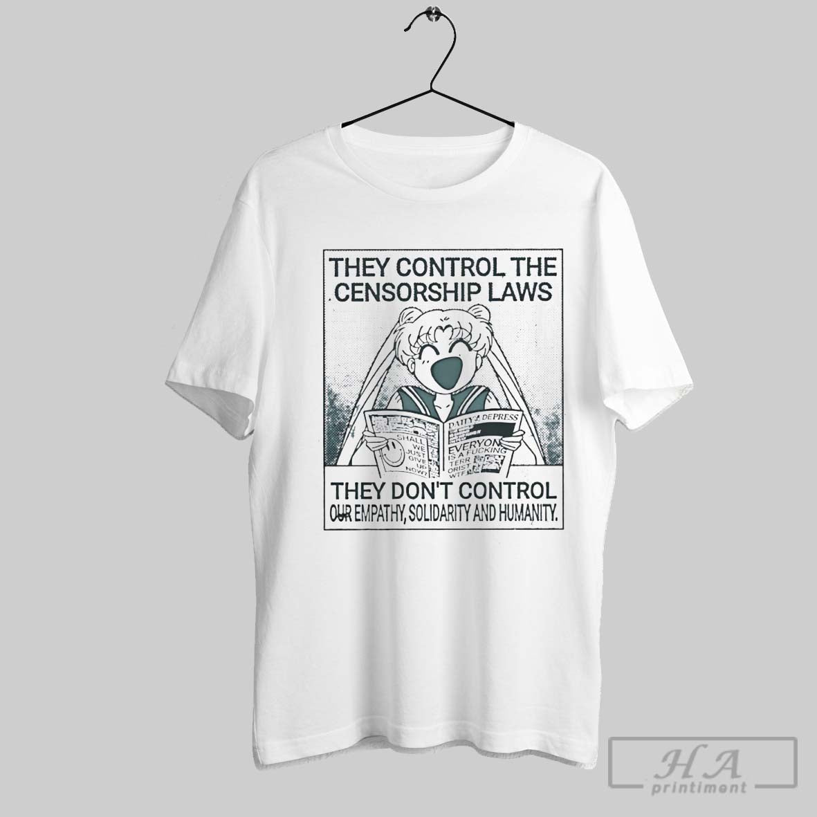 Official Trendy They Control The Censorship Laws Dont - Adult & Kids T-Shirts, Sweatshirts & Hoodies apparel design preview 1