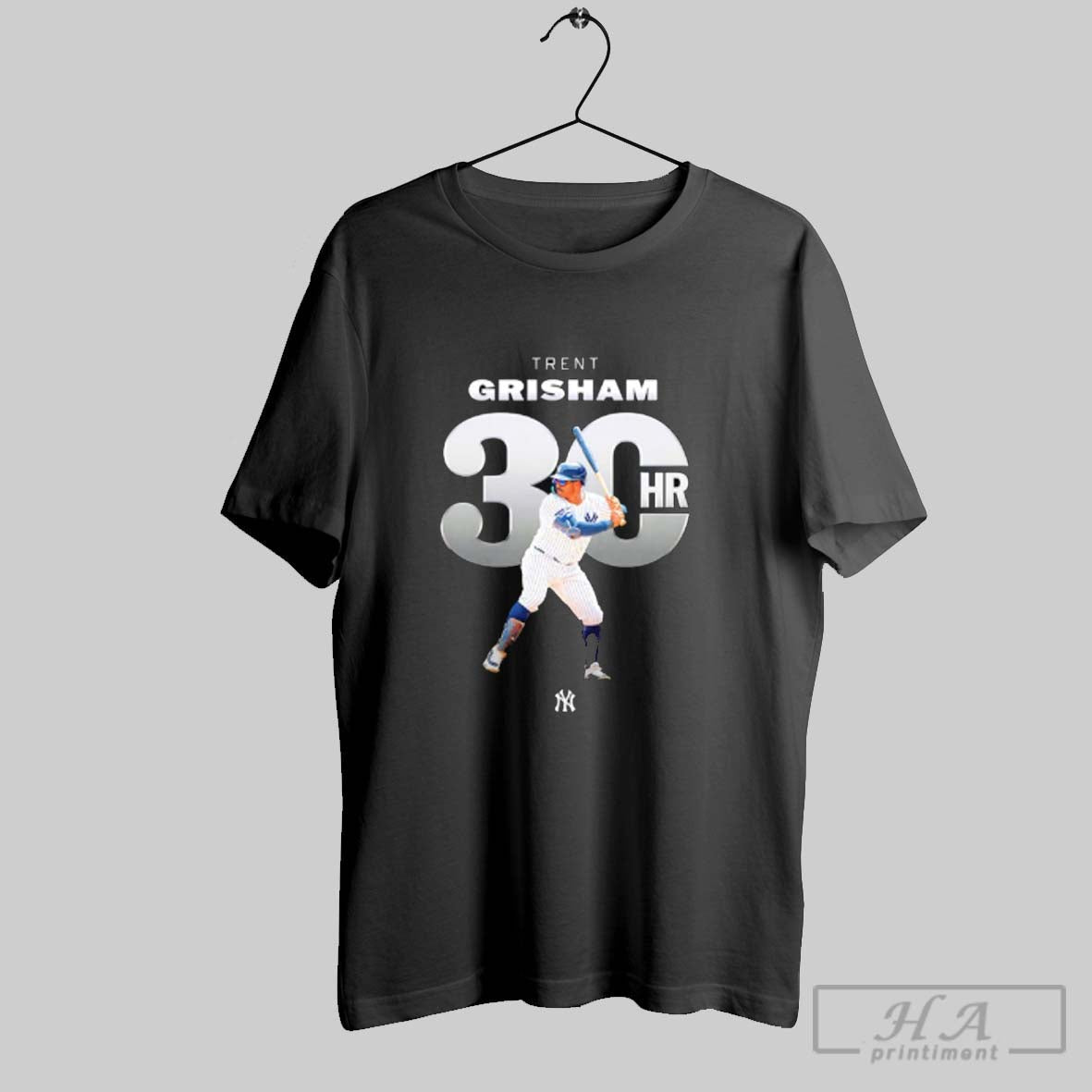 Official Trent Grisham 30 Hr New York Yankees - Adult & Kids T-Shirts, Sweatshirts & Hoodies apparel design preview 1