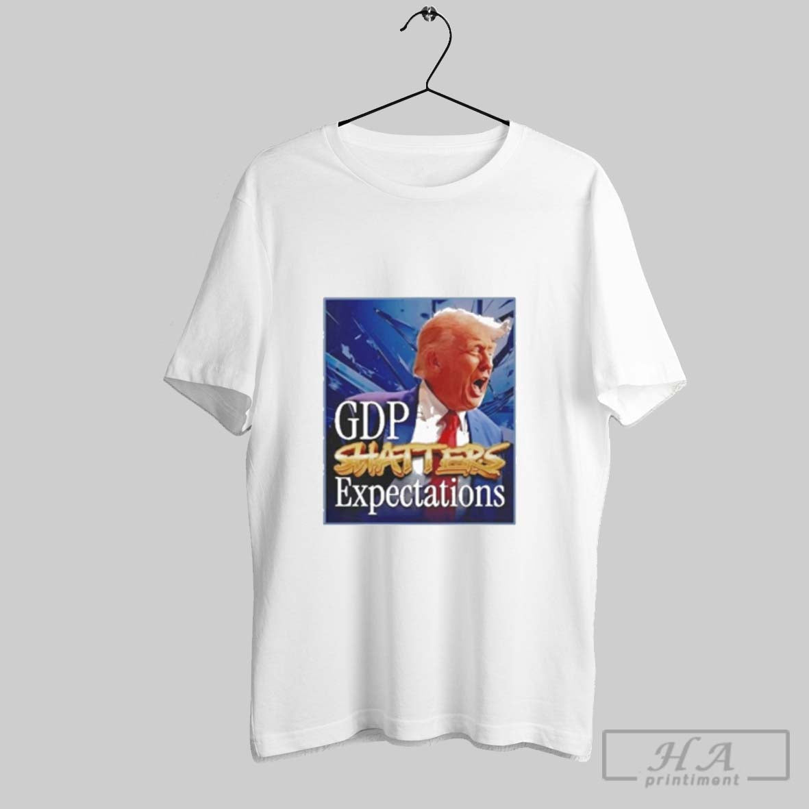 Official Trump Gdp Shatters Expectations - Adult & Kids T-Shirts, Sweatshirts & Hoodies apparel design preview 1