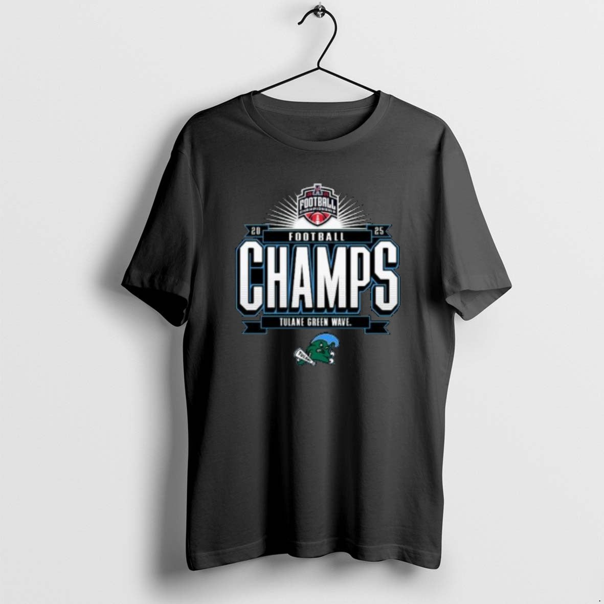 Official Tulane Green Wave 2025 The American Football - Adult & Kids T-Shirts, Sweatshirts & Hoodies apparel design preview 1