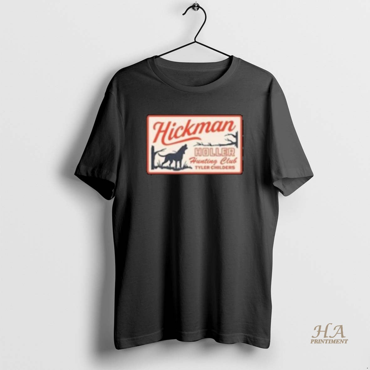 Official Tyler Childers Hickman Holler Hunting Club - Adult & Kids T-Shirts, Sweatshirts & Hoodies apparel design preview 1