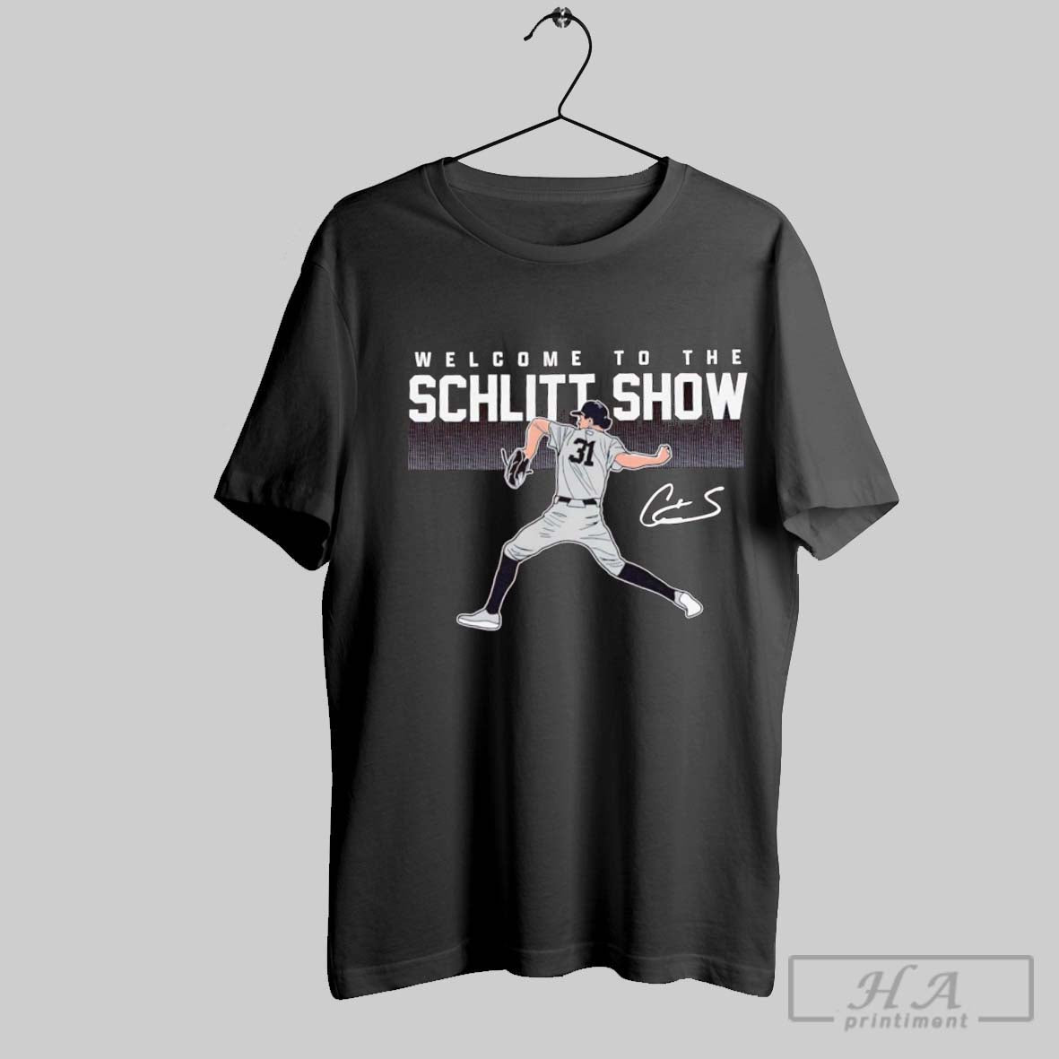 Official Type Schlitt Welcome To The Show Signature - Adult & Kids T-Shirts, Sweatshirts & Hoodies apparel design preview 1