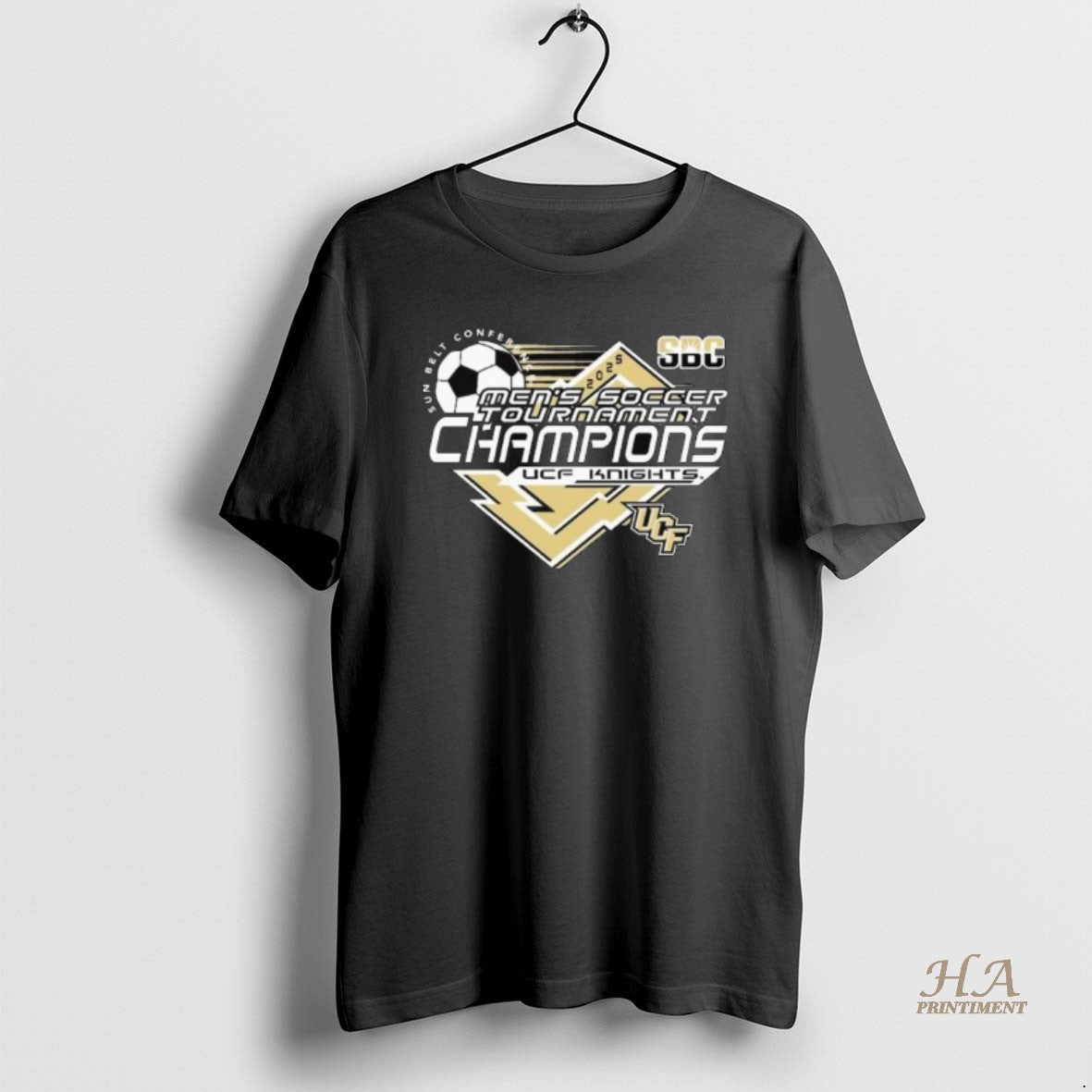 Official Ucf Knights 2025 Sun Belt Conference Mens - Adult & Kids T-Shirts, Sweatshirts & Hoodies apparel design preview 1