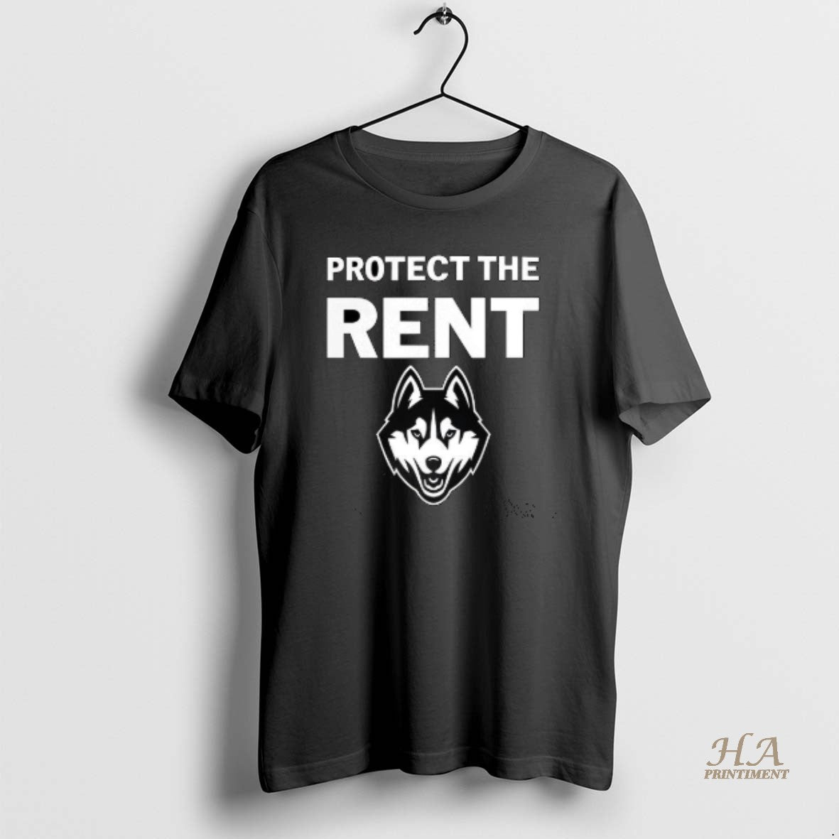 Official Uconn Huskies Protect The Rent - Adult & Kids T-Shirts, Sweatshirts & Hoodies apparel design preview 1