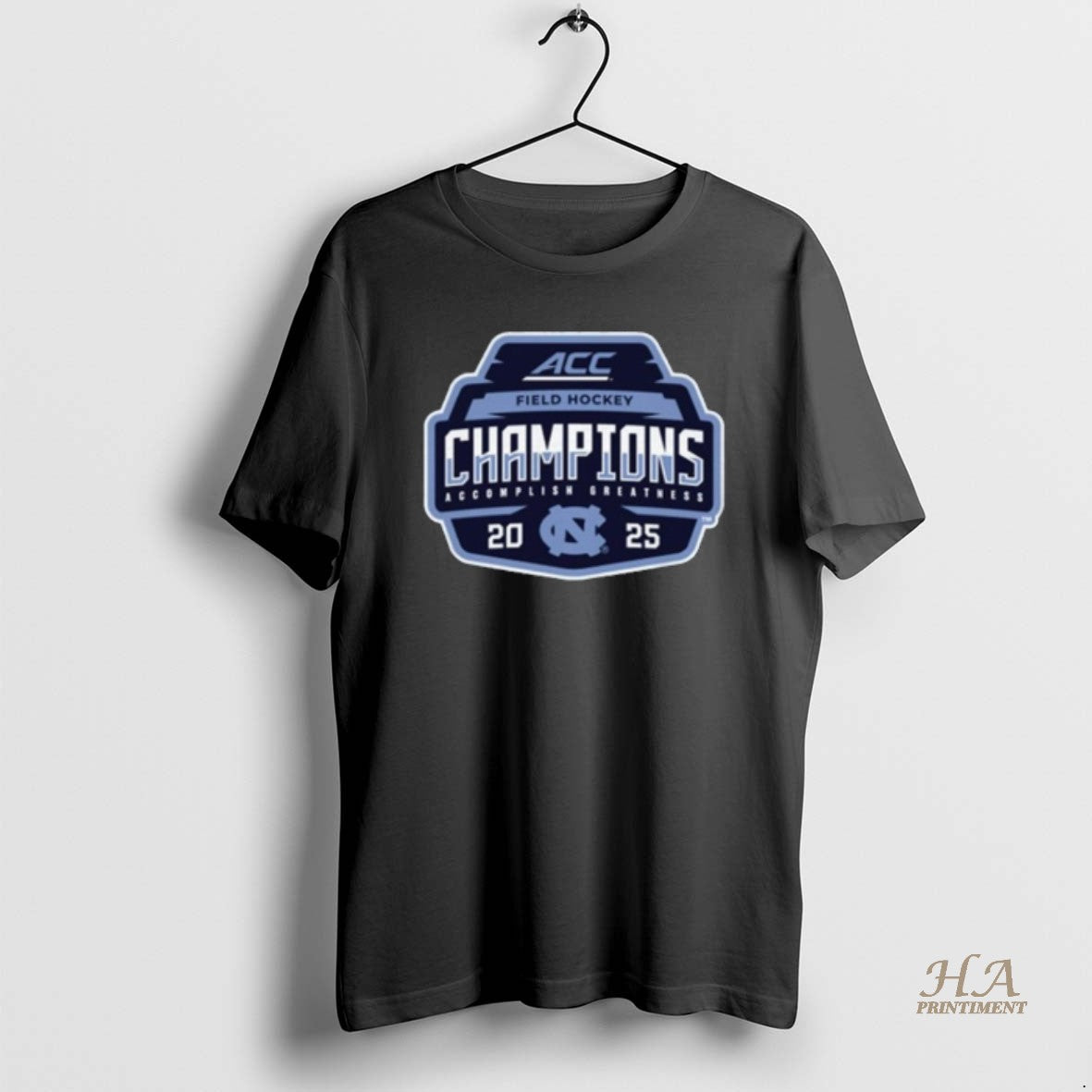 Official Unc Tar Heels 2025 Acc Field Hockey - Adult & Kids T-Shirts, Sweatshirts & Hoodies apparel design preview 1