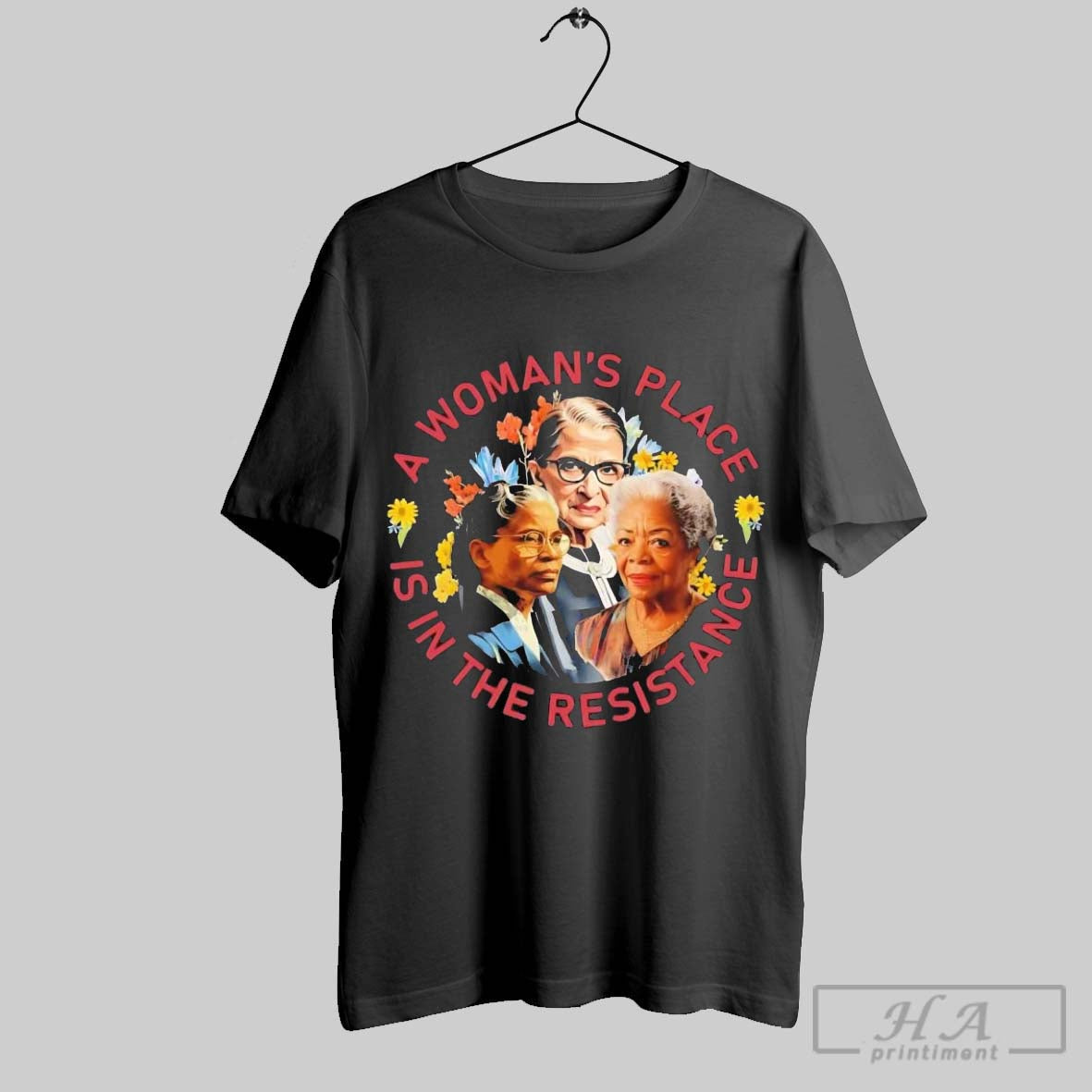 Official Us Women Activists A Womans Place Is In The - Adult & Kids T-Shirts, Sweatshirts & Hoodies apparel design preview 1