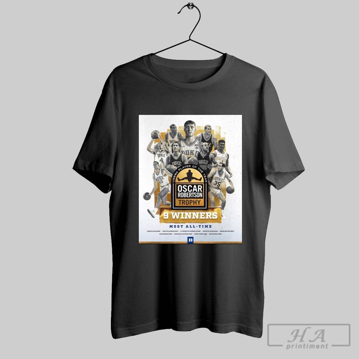 Official Usbwa Player Of The Year Oscar Robertson - Adult & Kids T-Shirts, Sweatshirts & Hoodies apparel design preview 1