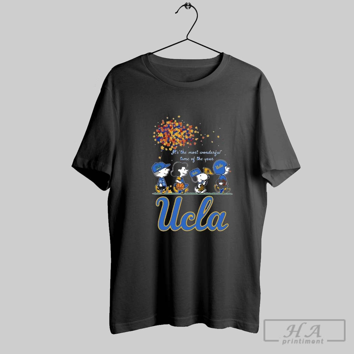 Official Ucla Bruins And Peanuts Character Its The - Adult & Kids T-Shirts, Sweatshirts & Hoodies apparel design preview 1