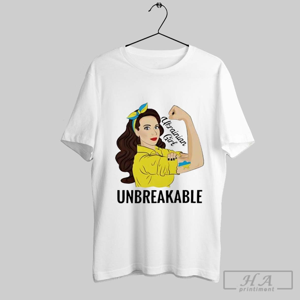 Official Ukrainian Women Girl Unbreakable Ukraine - Adult & Kids T-Shirts, Sweatshirts & Hoodies apparel design preview 1