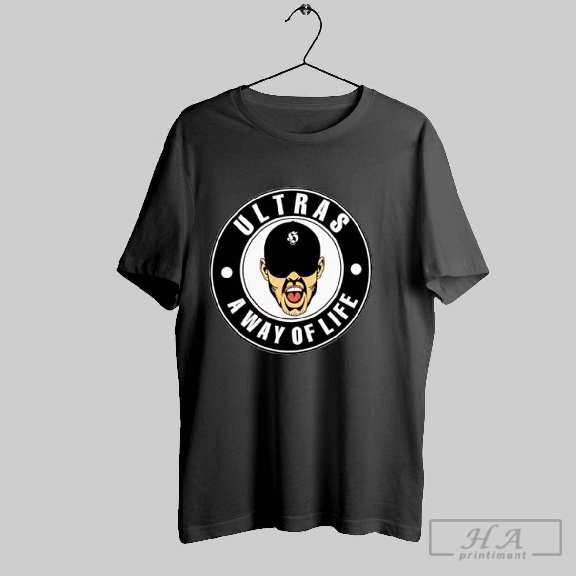 Official Ultras A Way Of Life With Football Fan And - Adult & Kids T-Shirts, Sweatshirts & Hoodies apparel design preview 1