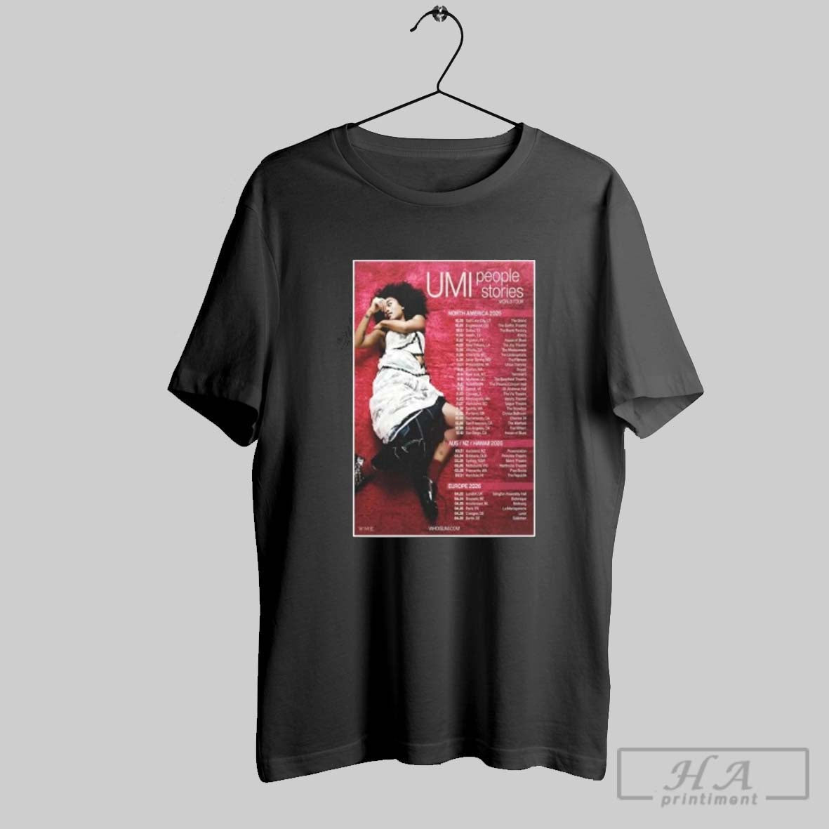 Official Umi People Stories World Tour 2025 2026 - Adult & Kids T-Shirts, Sweatshirts & Hoodies apparel design preview 1