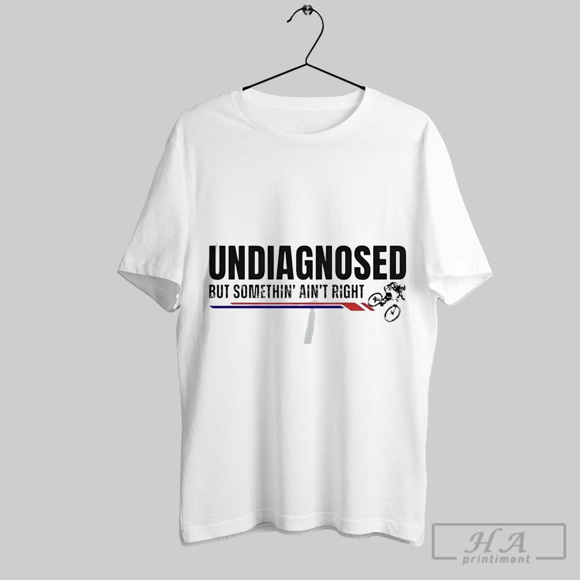 Official Undiagnosed But Somethin Aint Right - Adult & Kids T-Shirts, Sweatshirts & Hoodies apparel design preview 1