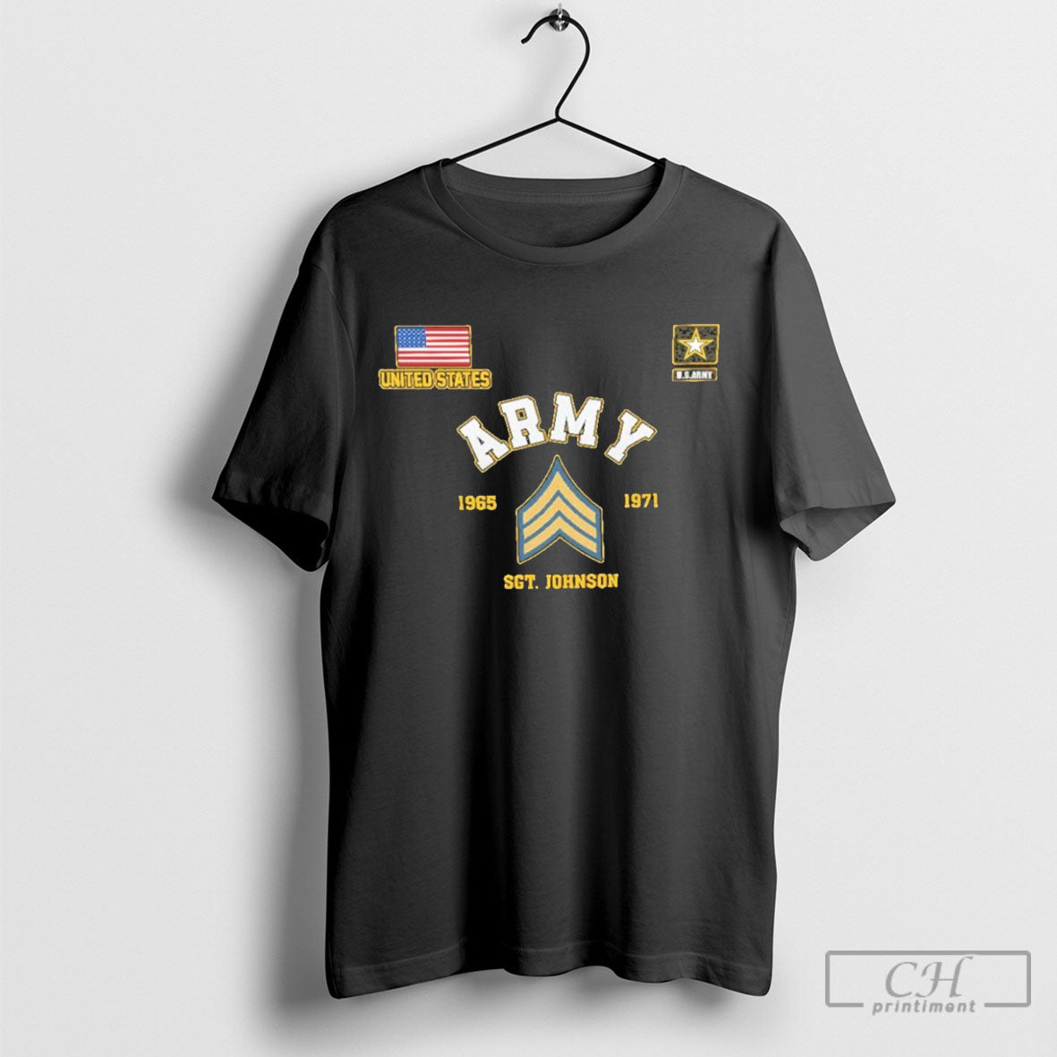 Official United State Army Sgt Johnson Sweater - Adult & Kids T-Shirts, Sweatshirts & Hoodies apparel design preview 1