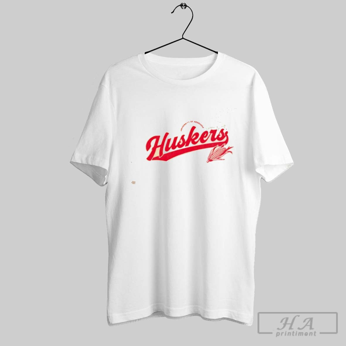 Official University Of Nebraska Huskers Retro - Adult & Kids T-Shirts, Sweatshirts & Hoodies apparel design preview 1