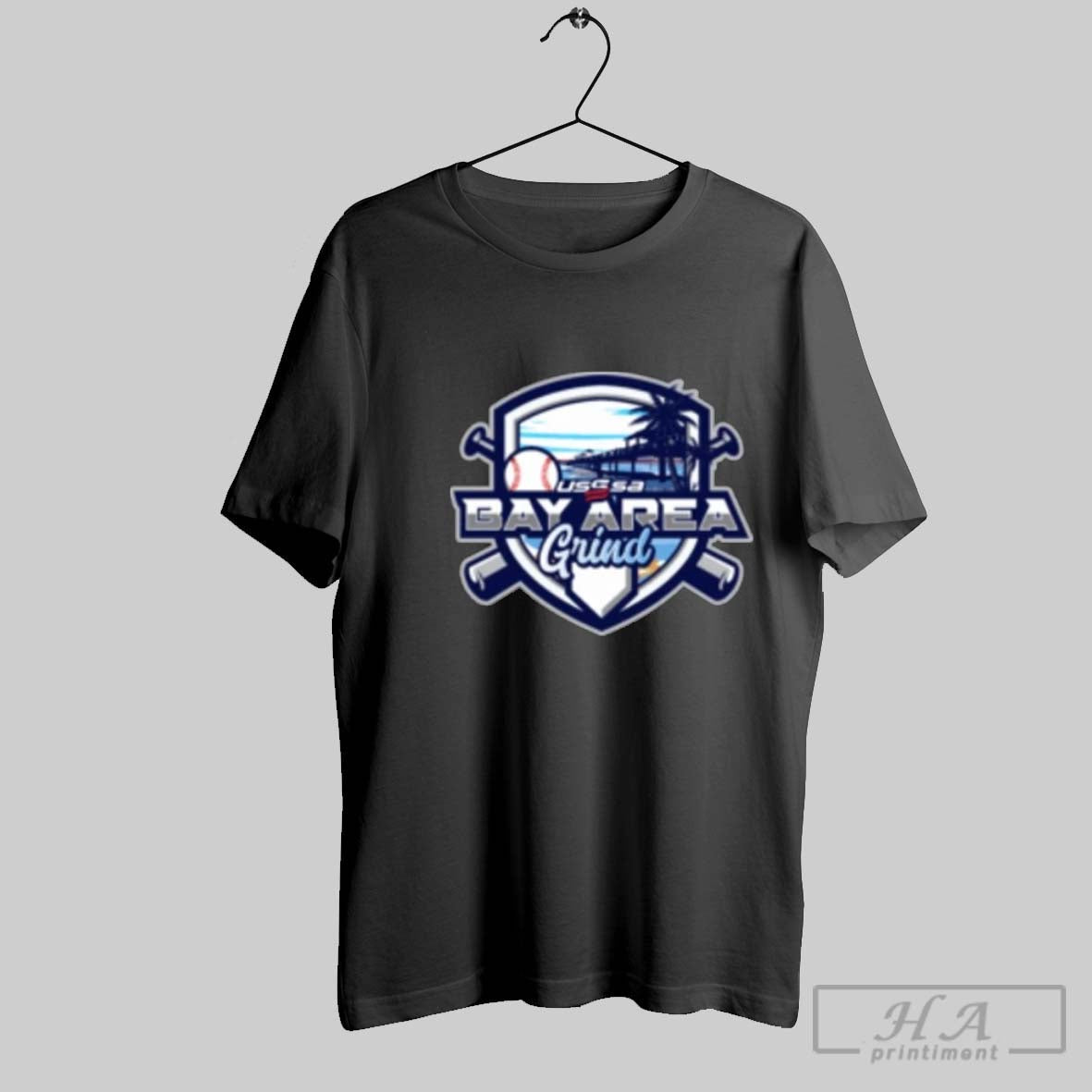 Official Usssa Bay Area Grind A Aa Only Mlb Player - Adult & Kids T-Shirts, Sweatshirts & Hoodies apparel design preview 1