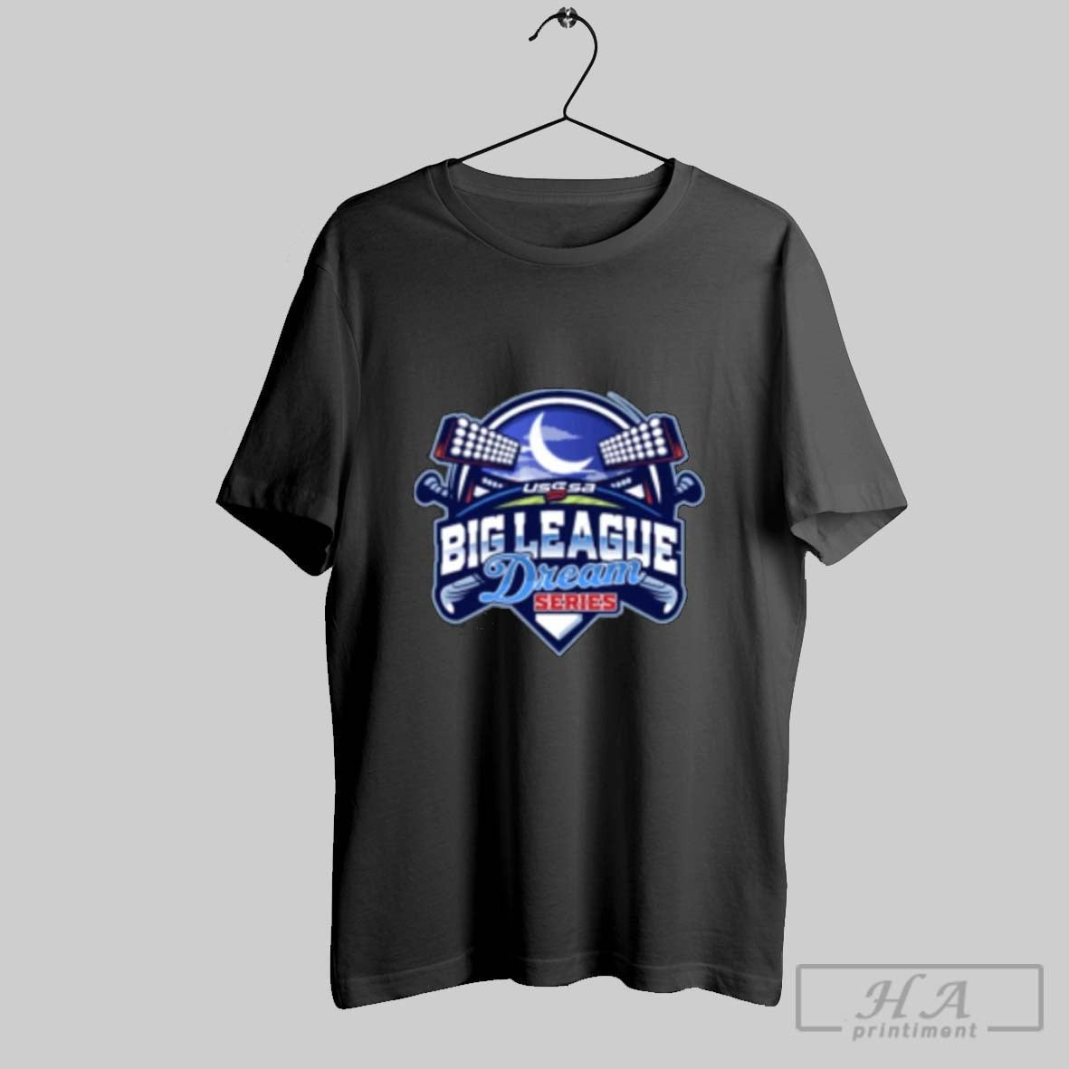 Official Usssa Big League Dream Series 2 Mlb Rings - Adult & Kids T-Shirts, Sweatshirts & Hoodies apparel design preview 1