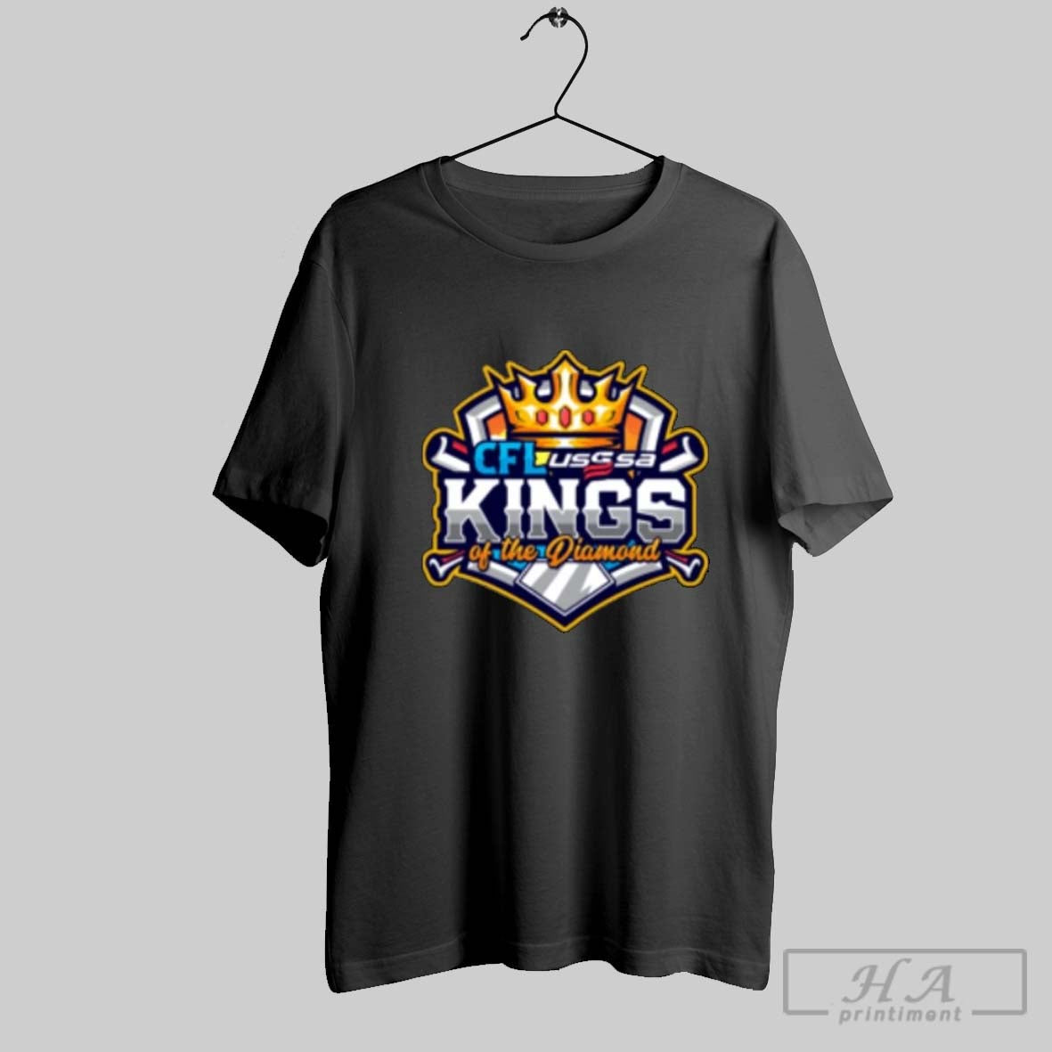 Official Usssa Cfl Kings Of The Diamond Nit Sep 13 14 - Adult & Kids T-Shirts, Sweatshirts & Hoodies apparel design preview 1